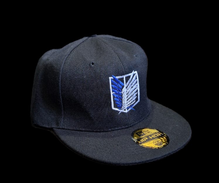 Jockey o gorro shingeki Bordado negro