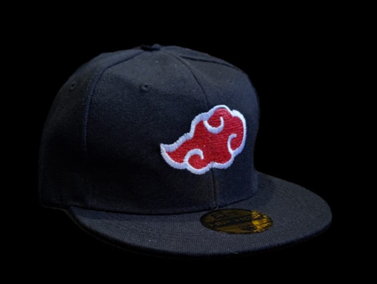 Jockey o gorro Akatsuki Bordado negro