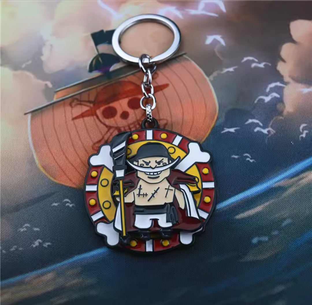 Llaveros metalicos moviles de One Piece