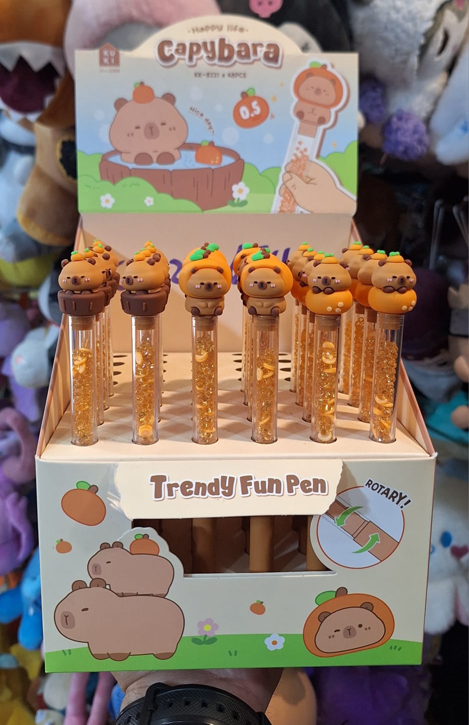 lapiz capibara naranja