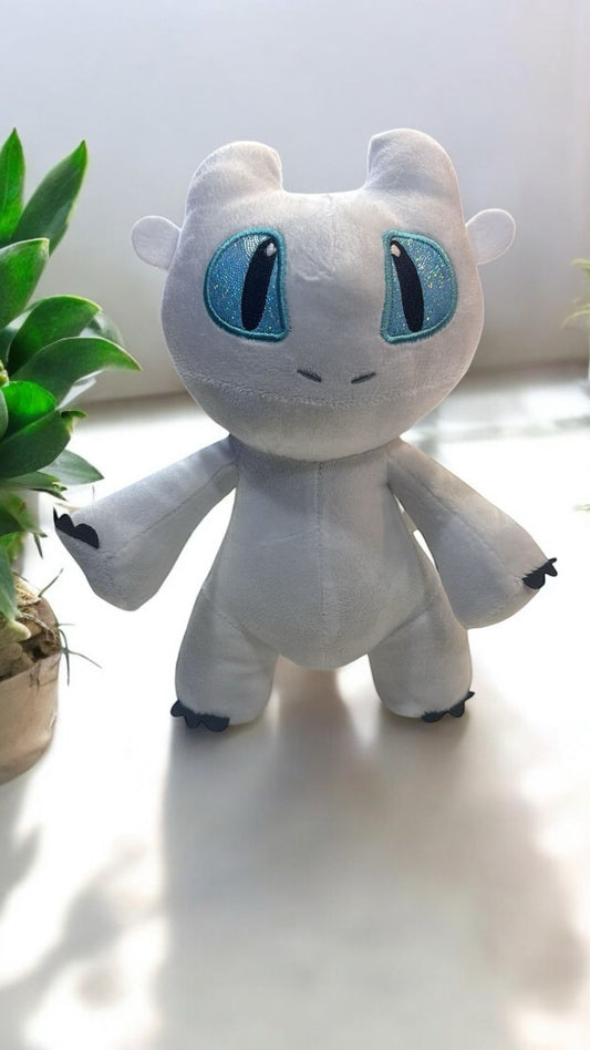 peluche como entrenar a tu dragon furia luminosa 25cm
