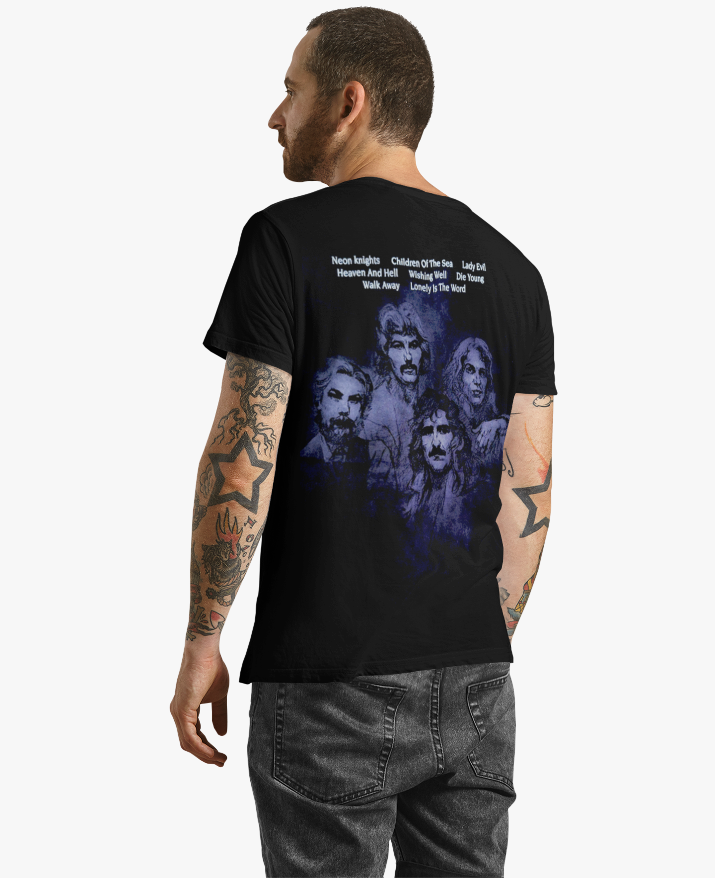 Polera Black Sabbath Heaven And Hell