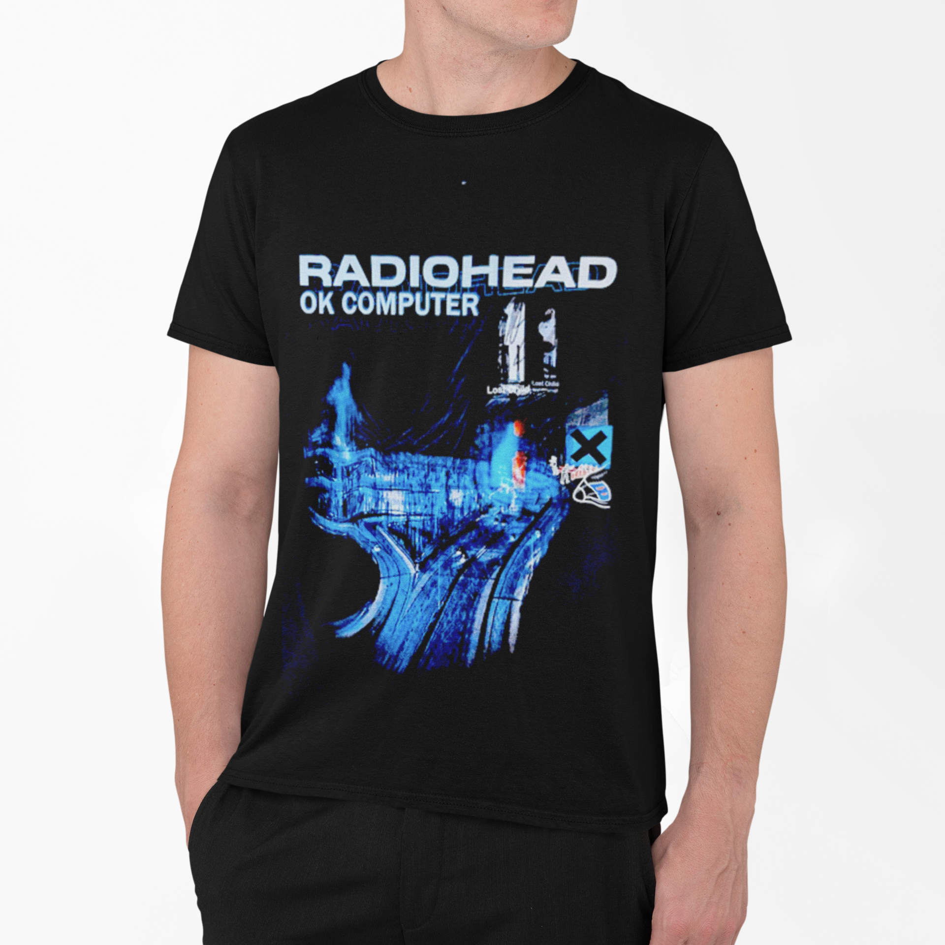 Polera de Radiohead Ok Computer