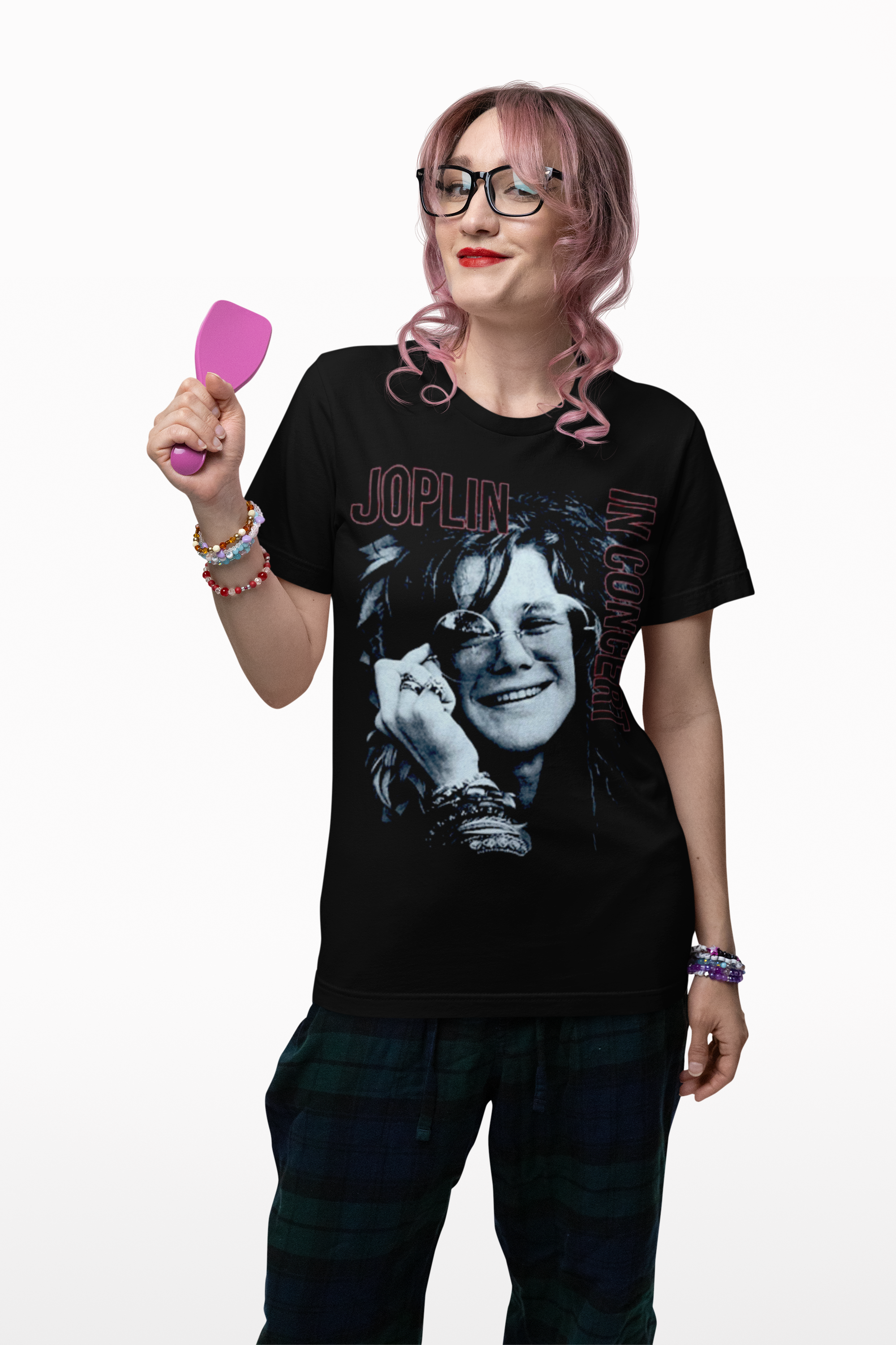 Polera Janis Joplin in concert