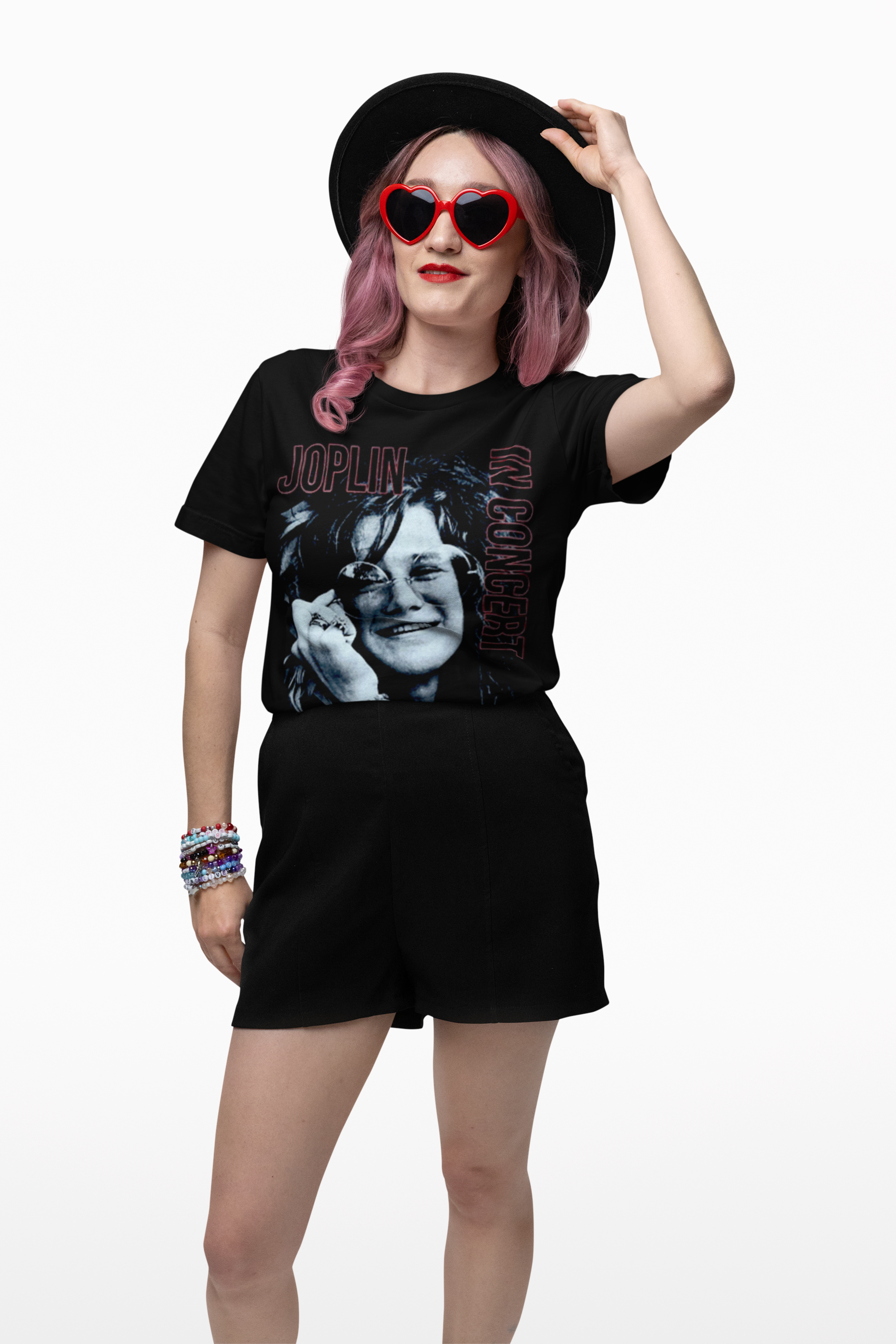 Polera Janis Joplin in concert
