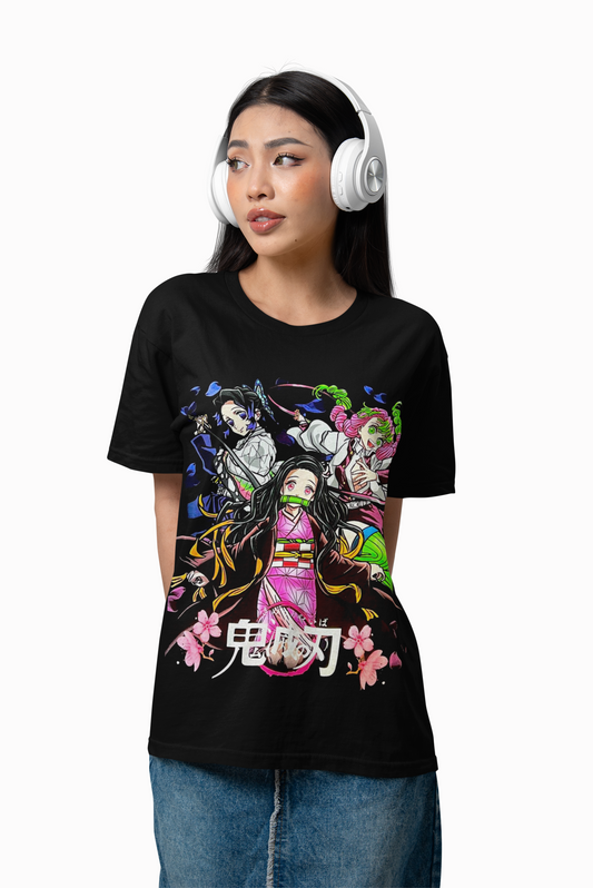 Polera Nezuko, Shinobu y mitsuri