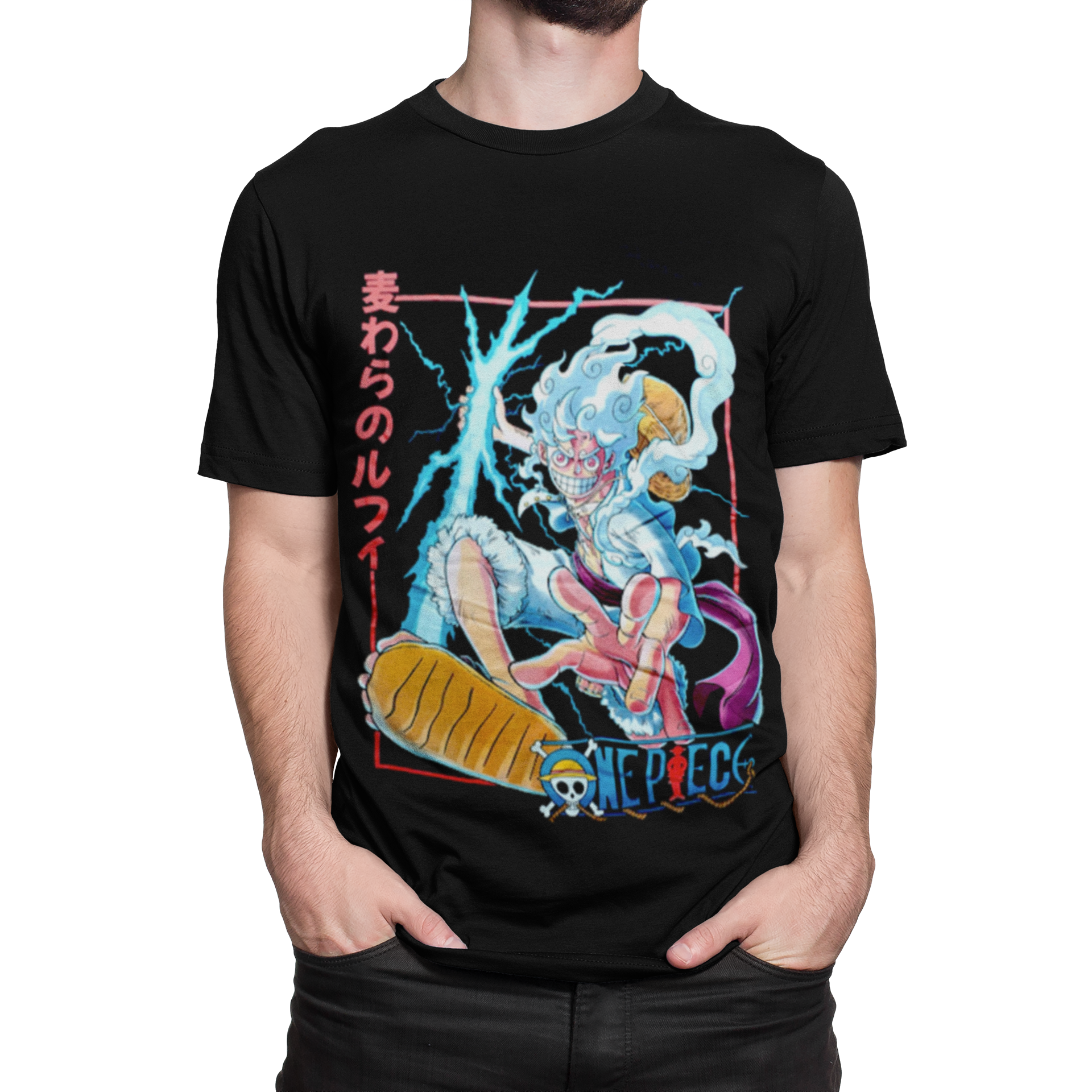 Polera Gear 5 Luffy recuadro