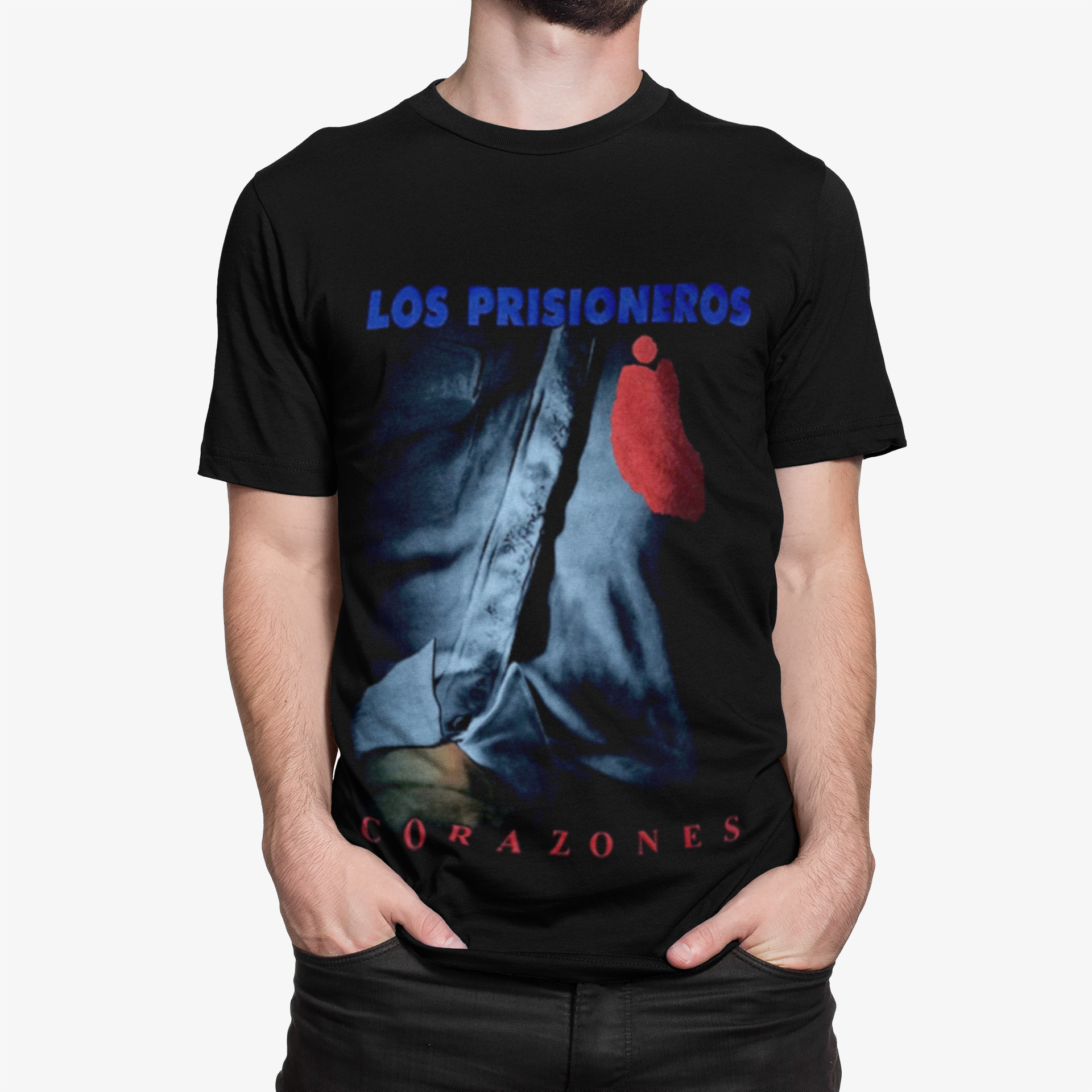 Polera de Los Prisioneros Corazones