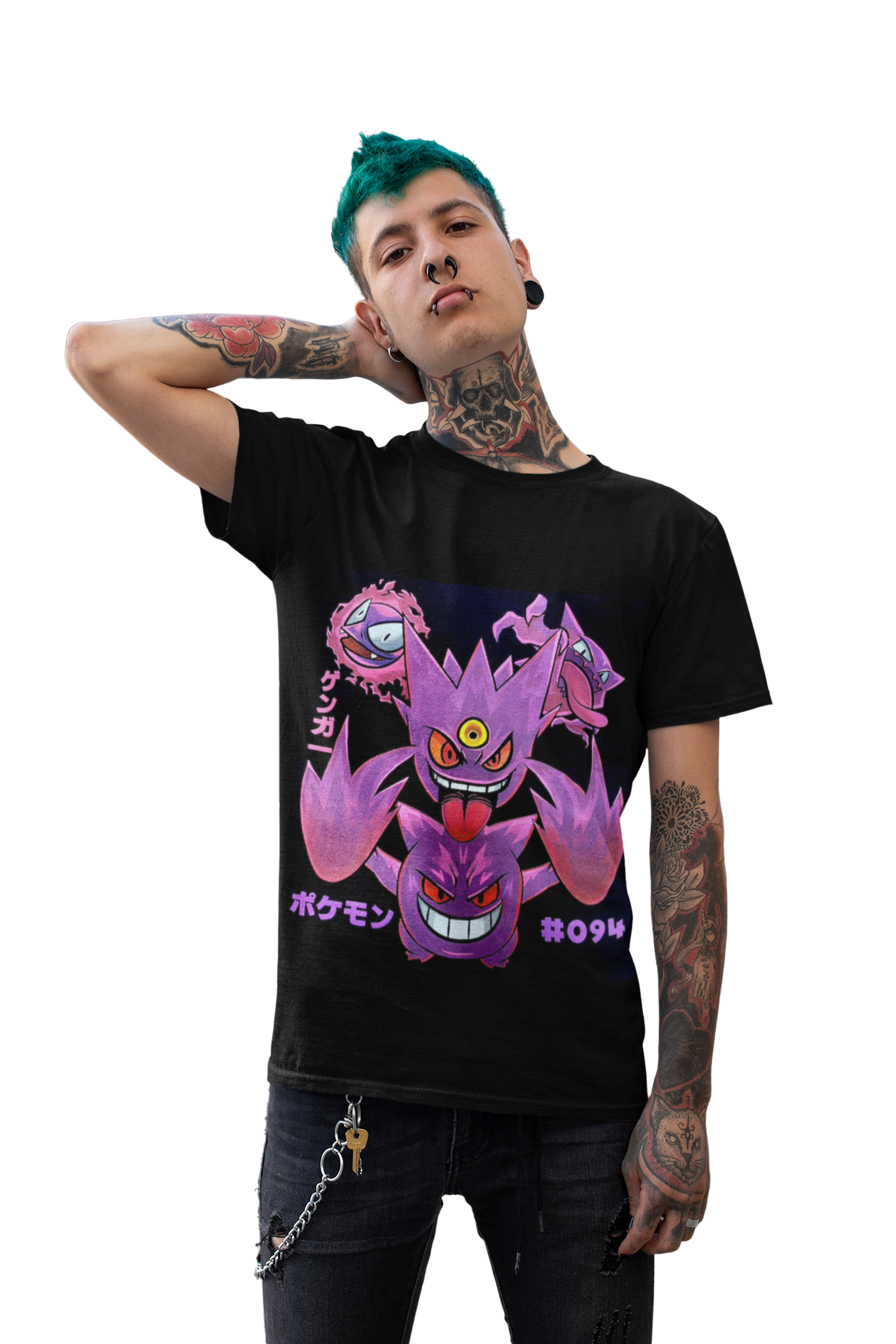 polera pokemon gengar evolucion