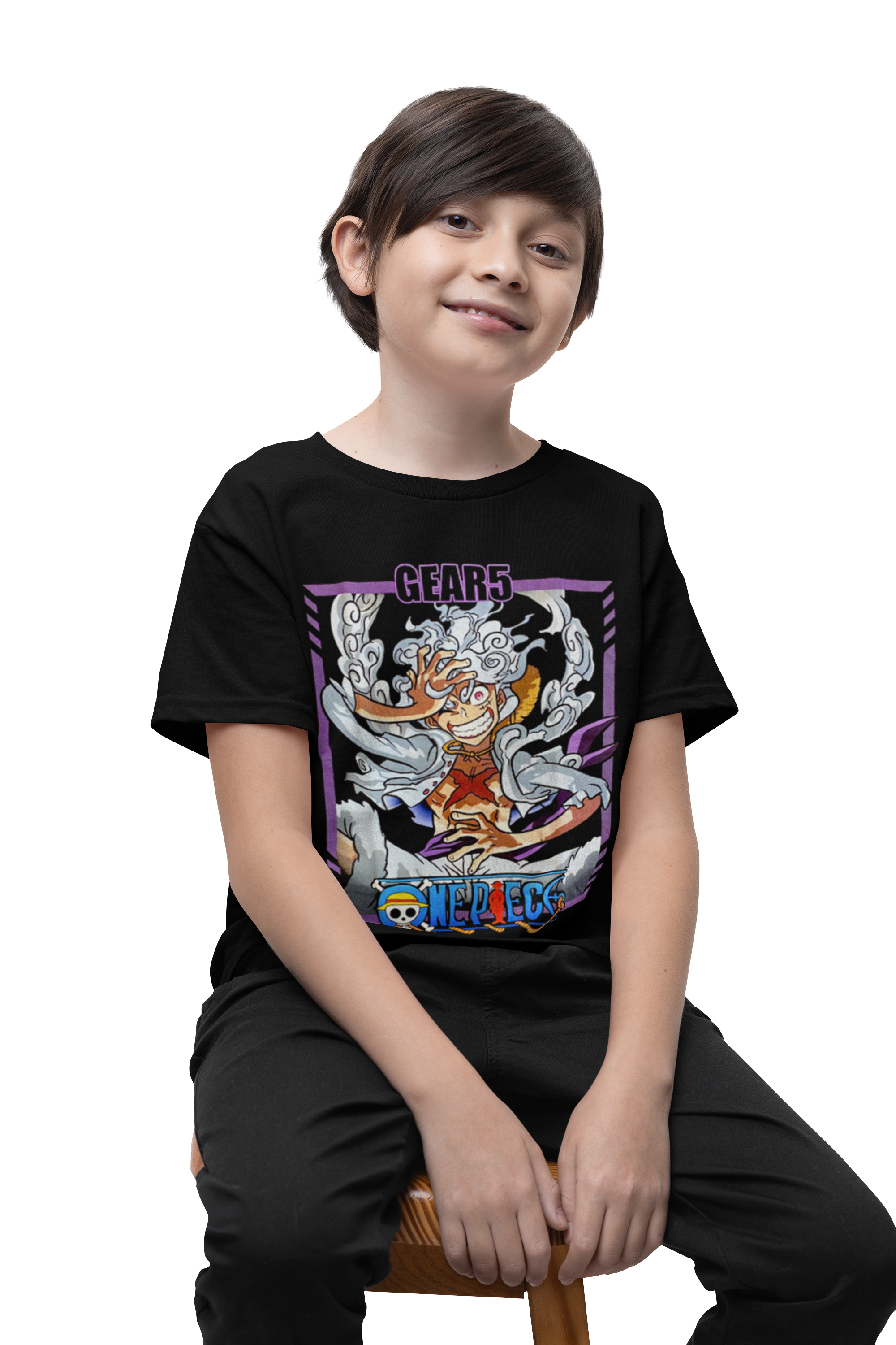 Polera Gear 5 luffy evolucion