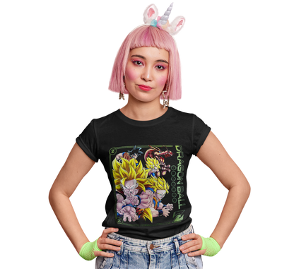Polera dragon ball goku fases
