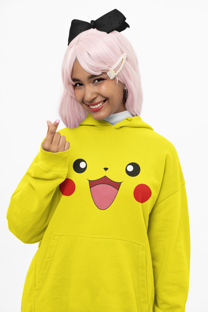 Poleron Pikachu Carita Adulto
