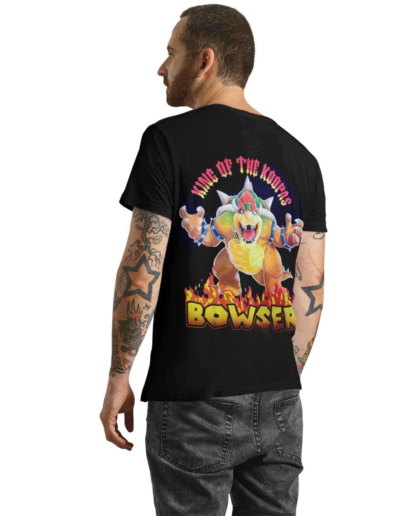 polera mario bros & bowser