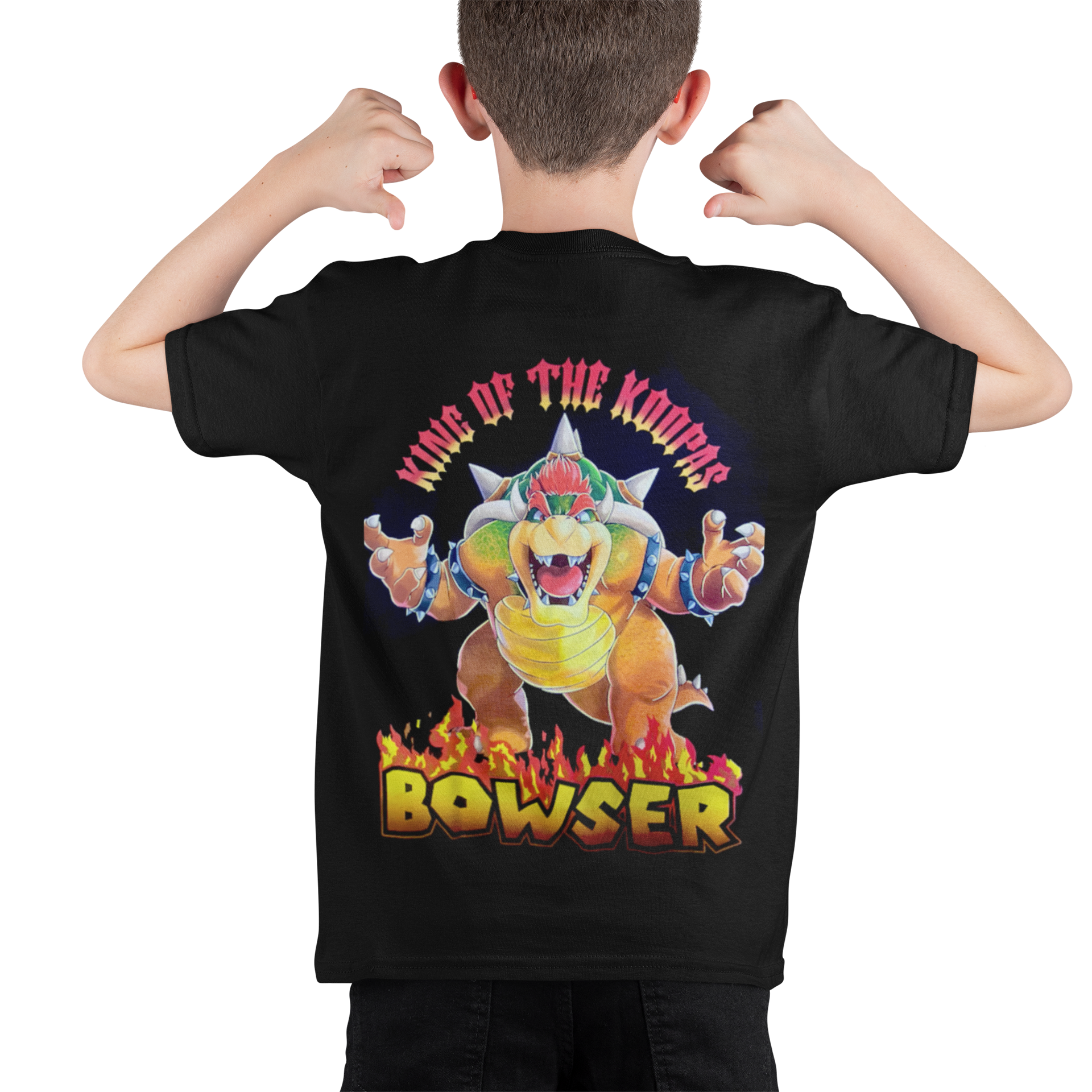 polera mario bros & bowser