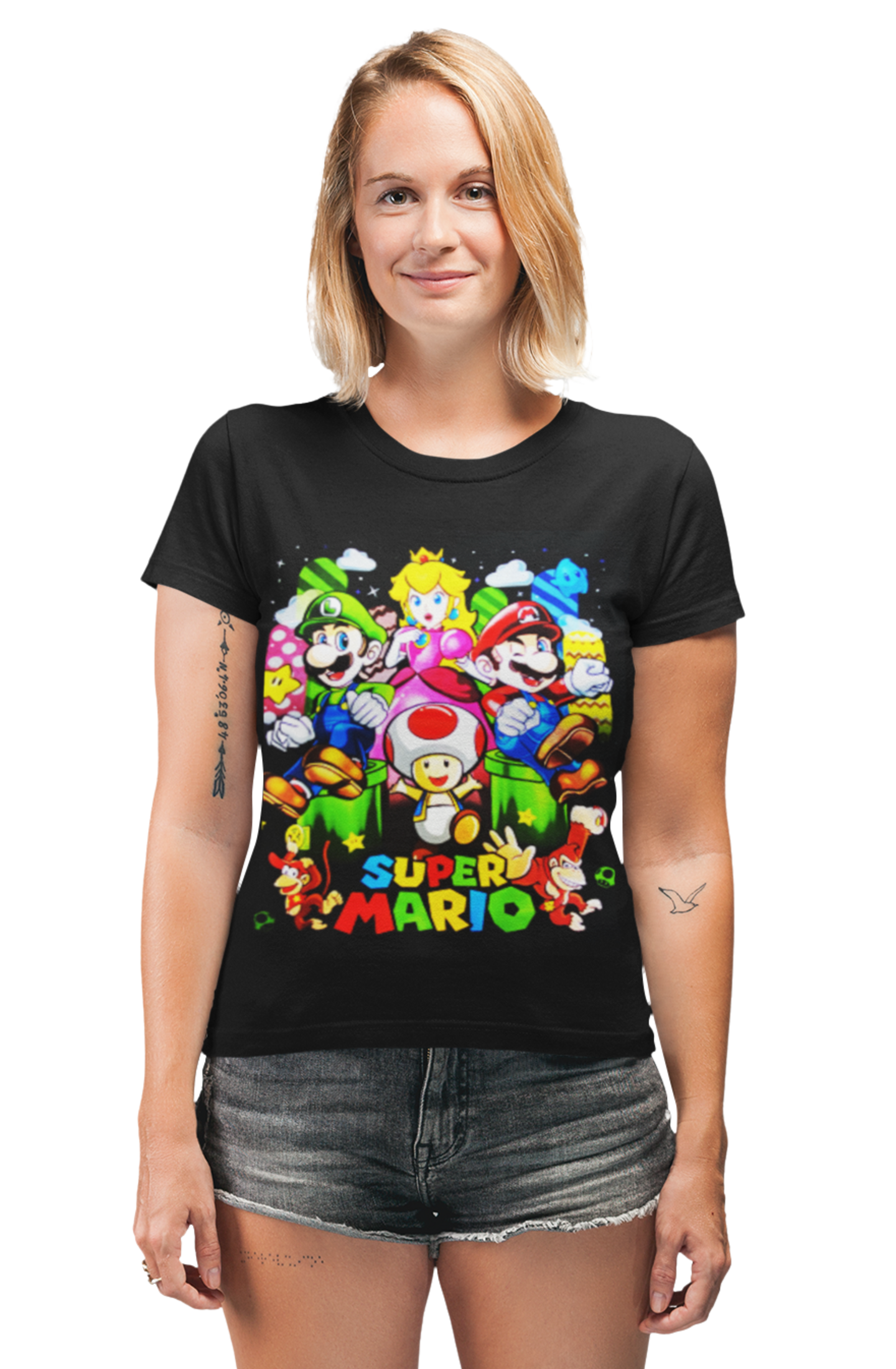 polera mario bros princesa