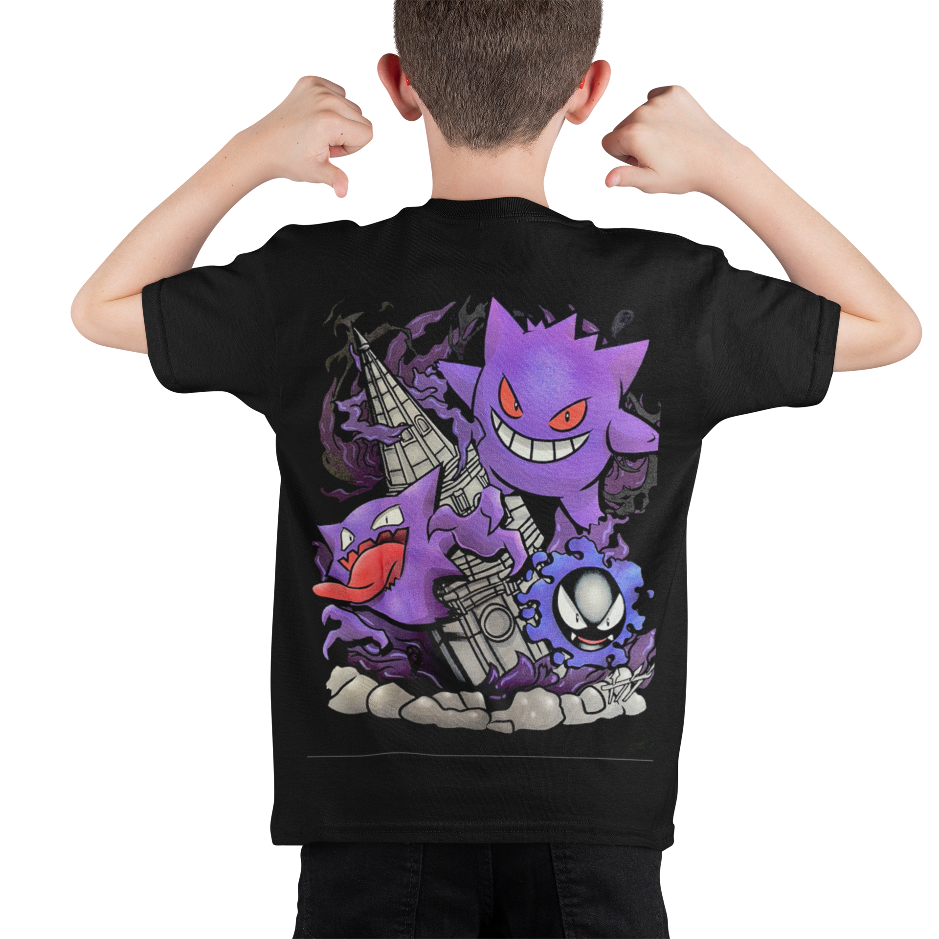 Polera Gengar evolucion