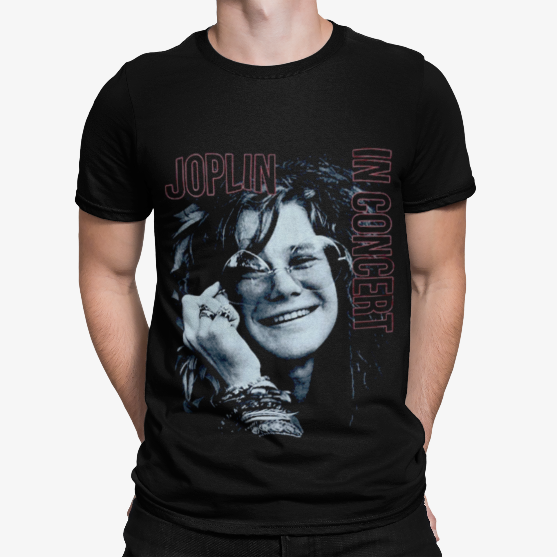 Polera Janis Joplin in concert