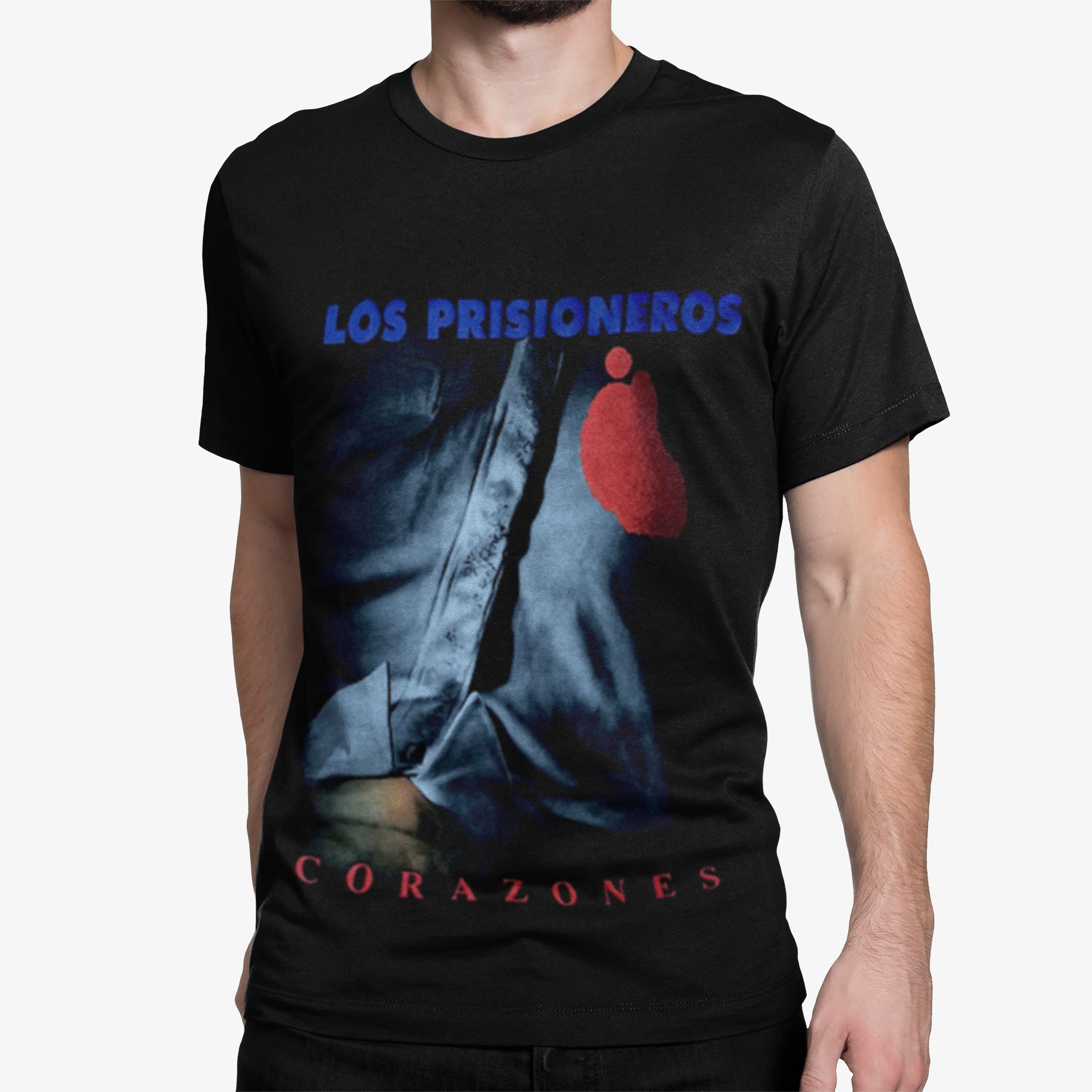 Polera de Los Prisioneros Corazones