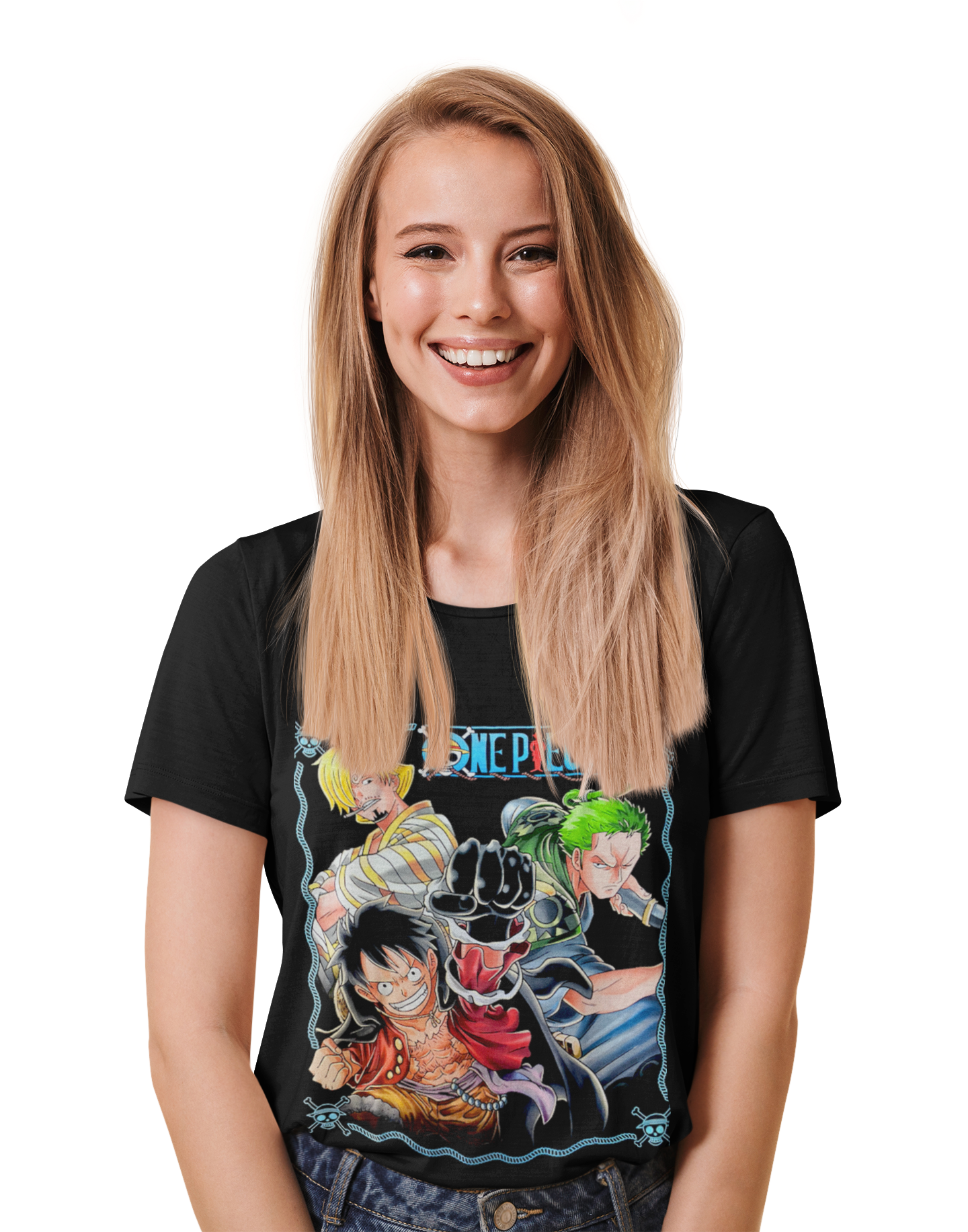 polera one piece luffy, Sanji y zoro