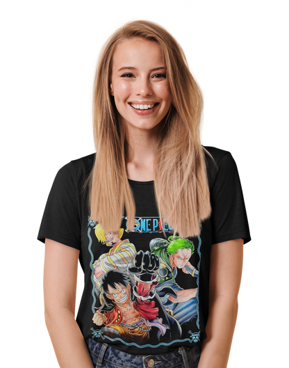 polera one piece luffy, Sanji y zoro