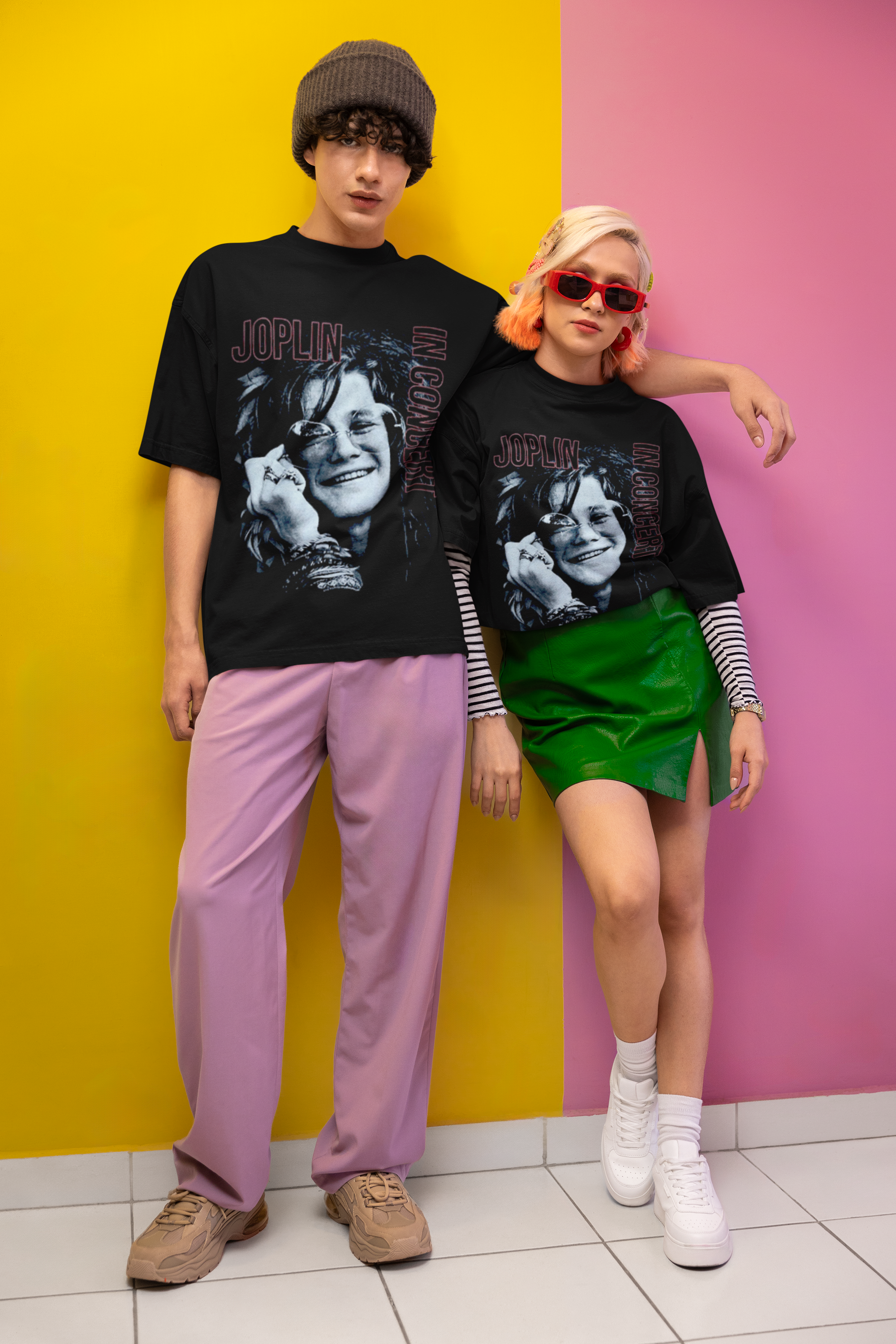 Polera Janis Joplin in concert