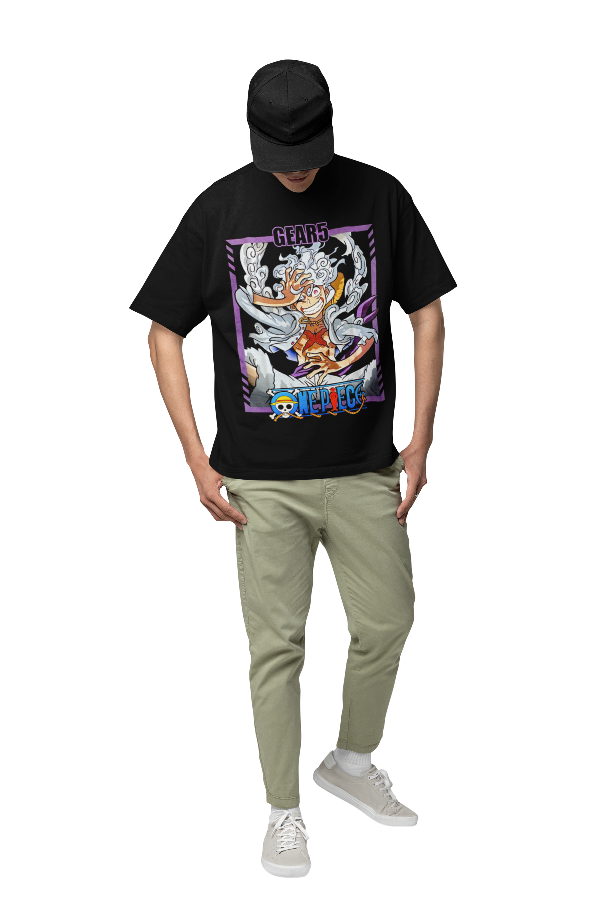 Polera Gear 5 luffy evolucion
