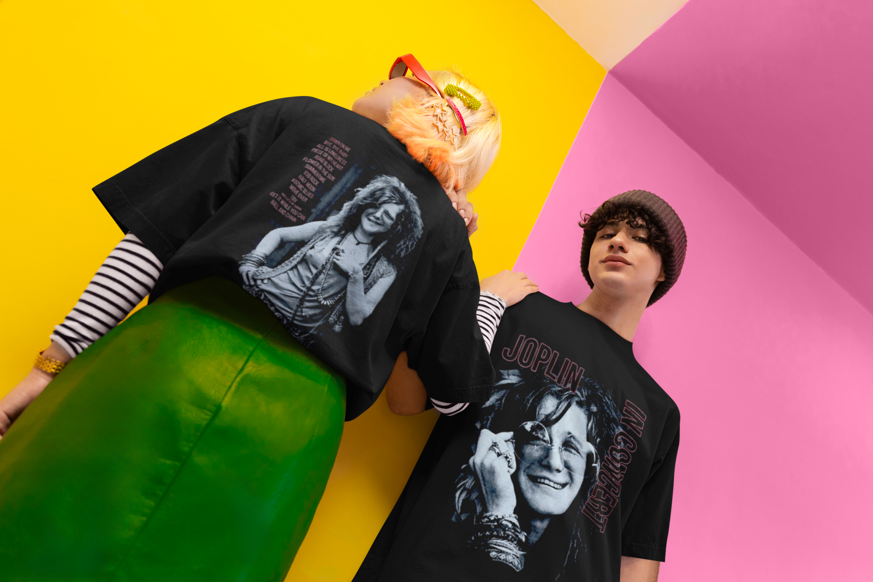 Polera Janis Joplin in concert