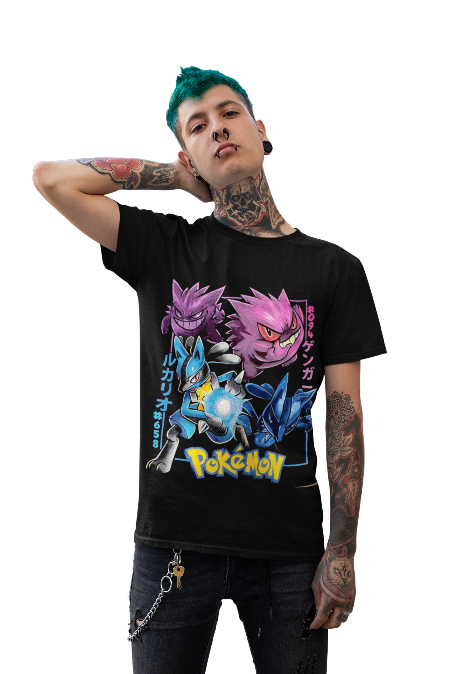 polera pokemon gengar & Greninja