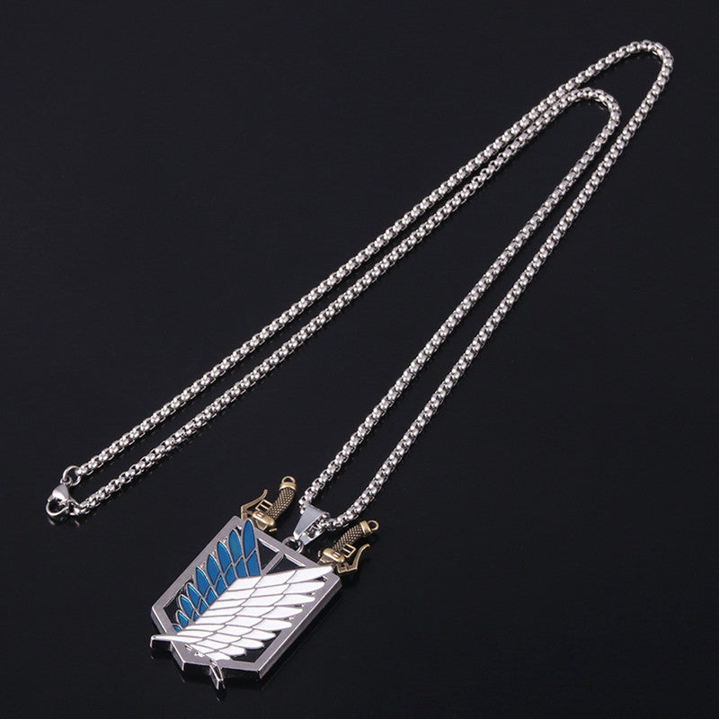 collar shingeki con espadas