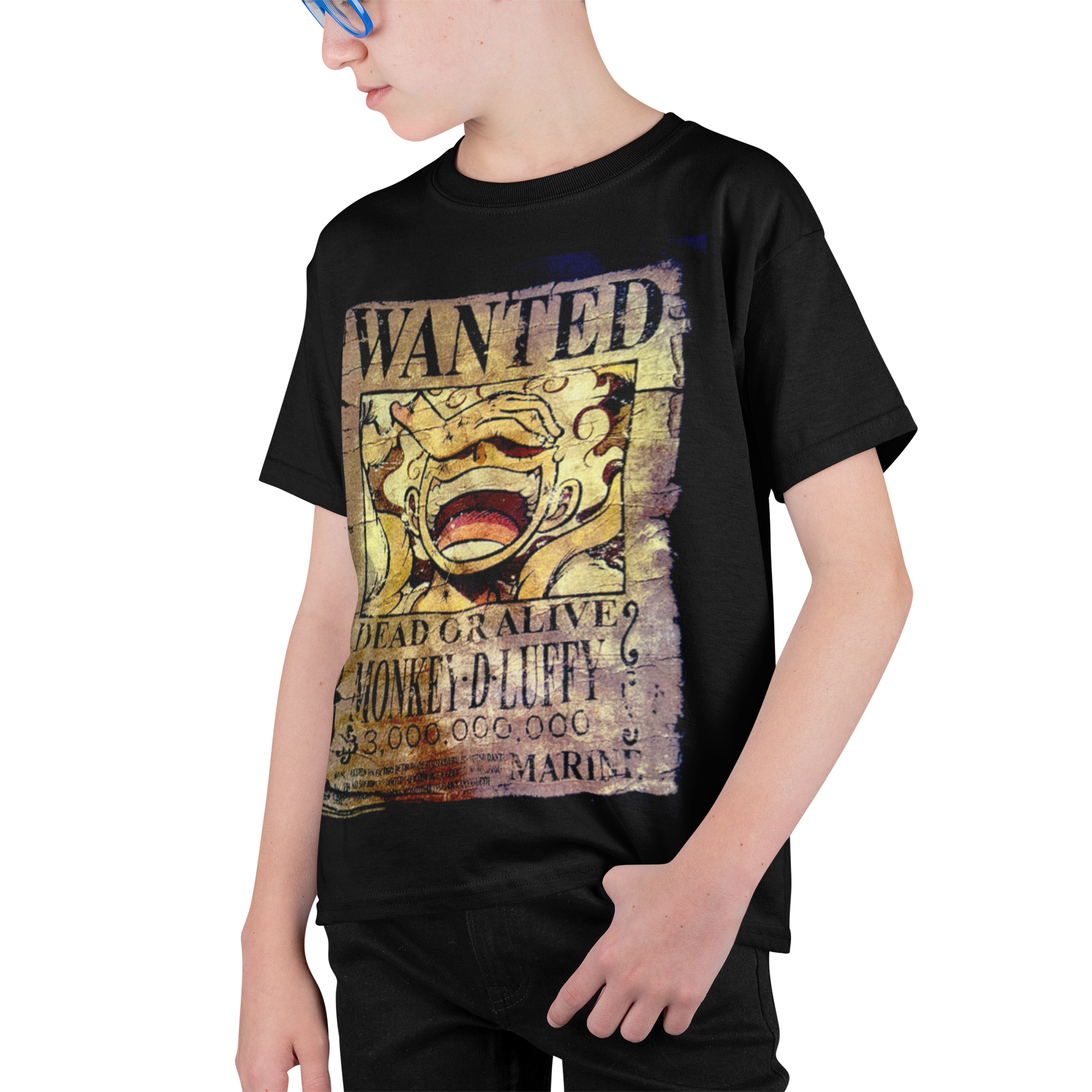 polera one piece ¡luffy se busca!