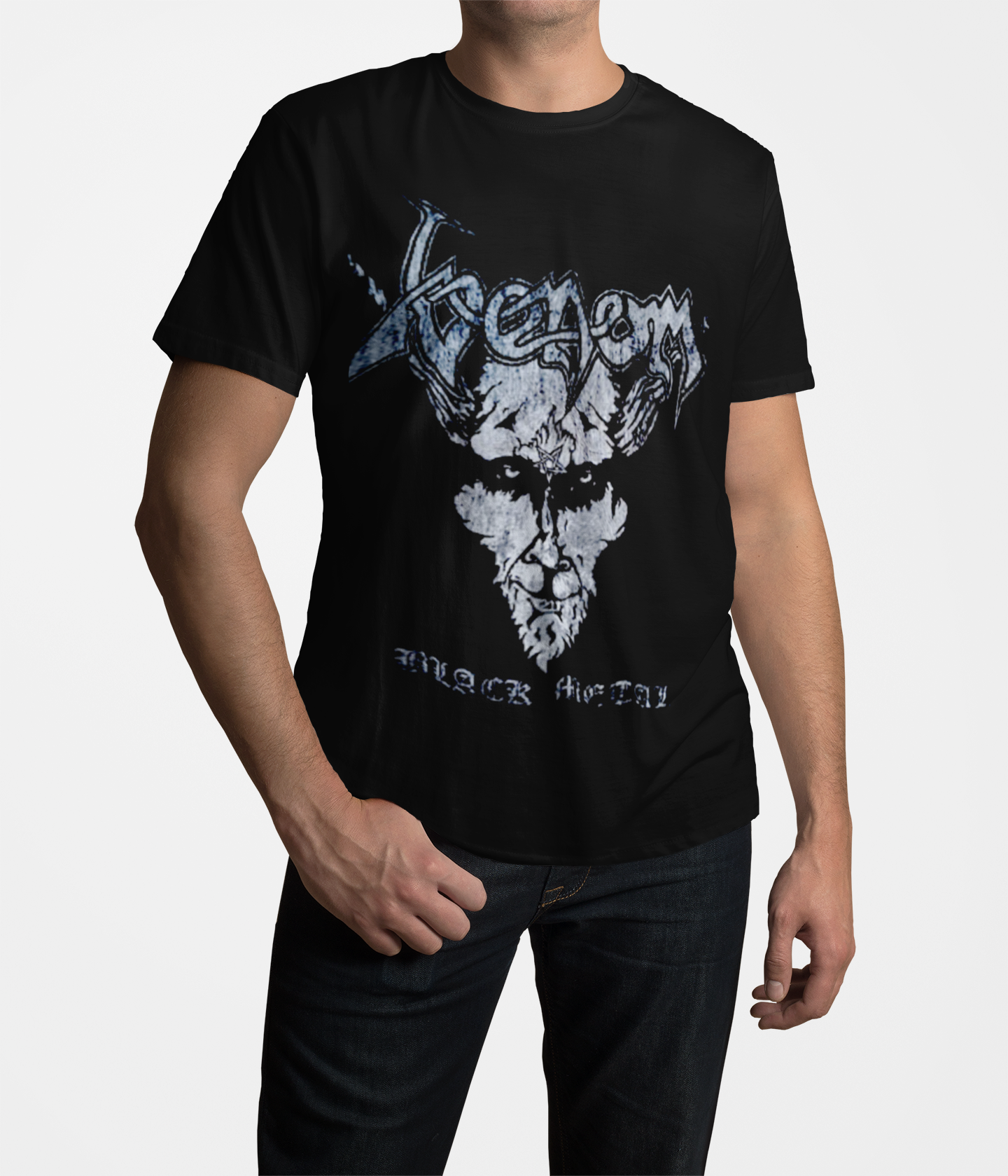 Polera de Venom Black Metal