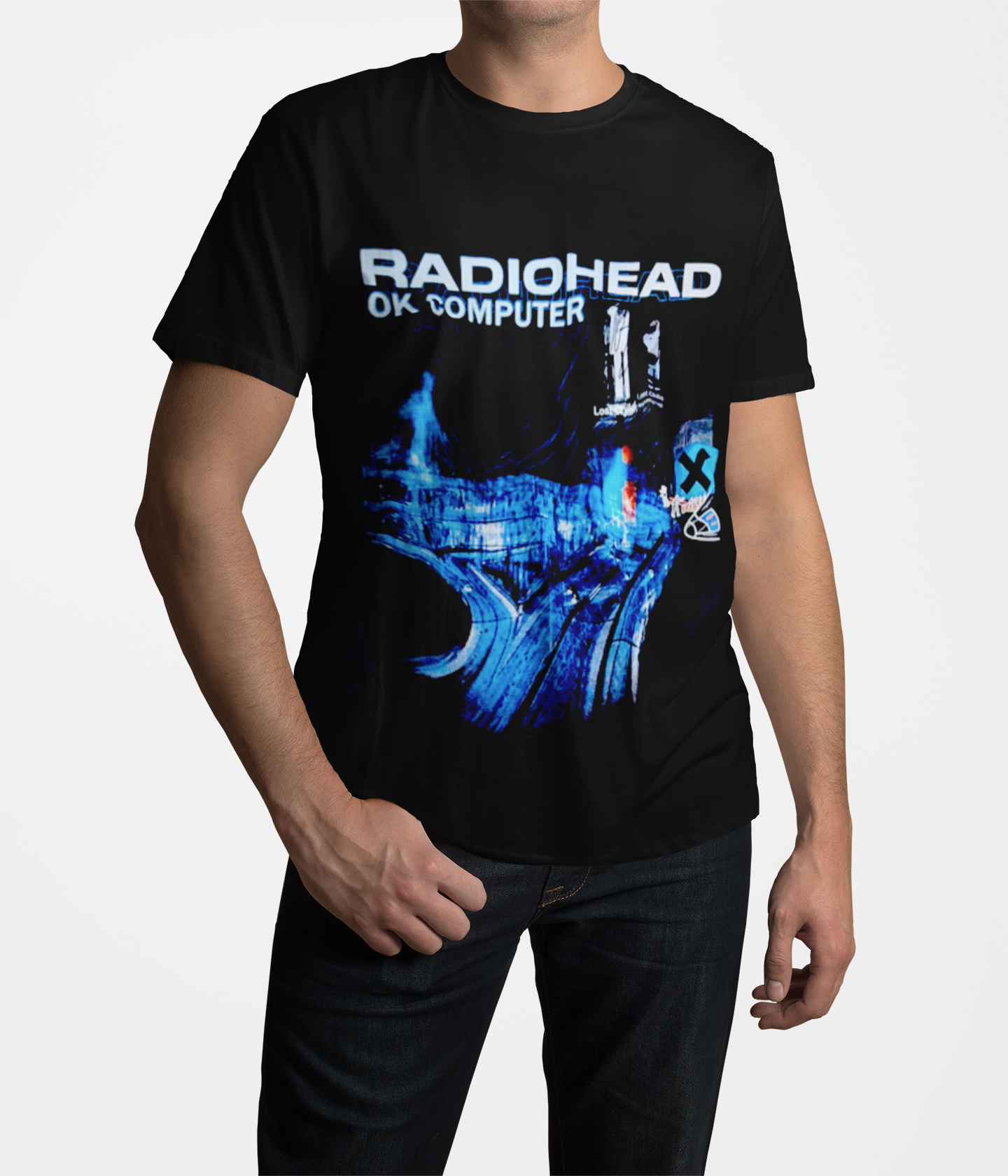 Polera de Radiohead Ok Computer