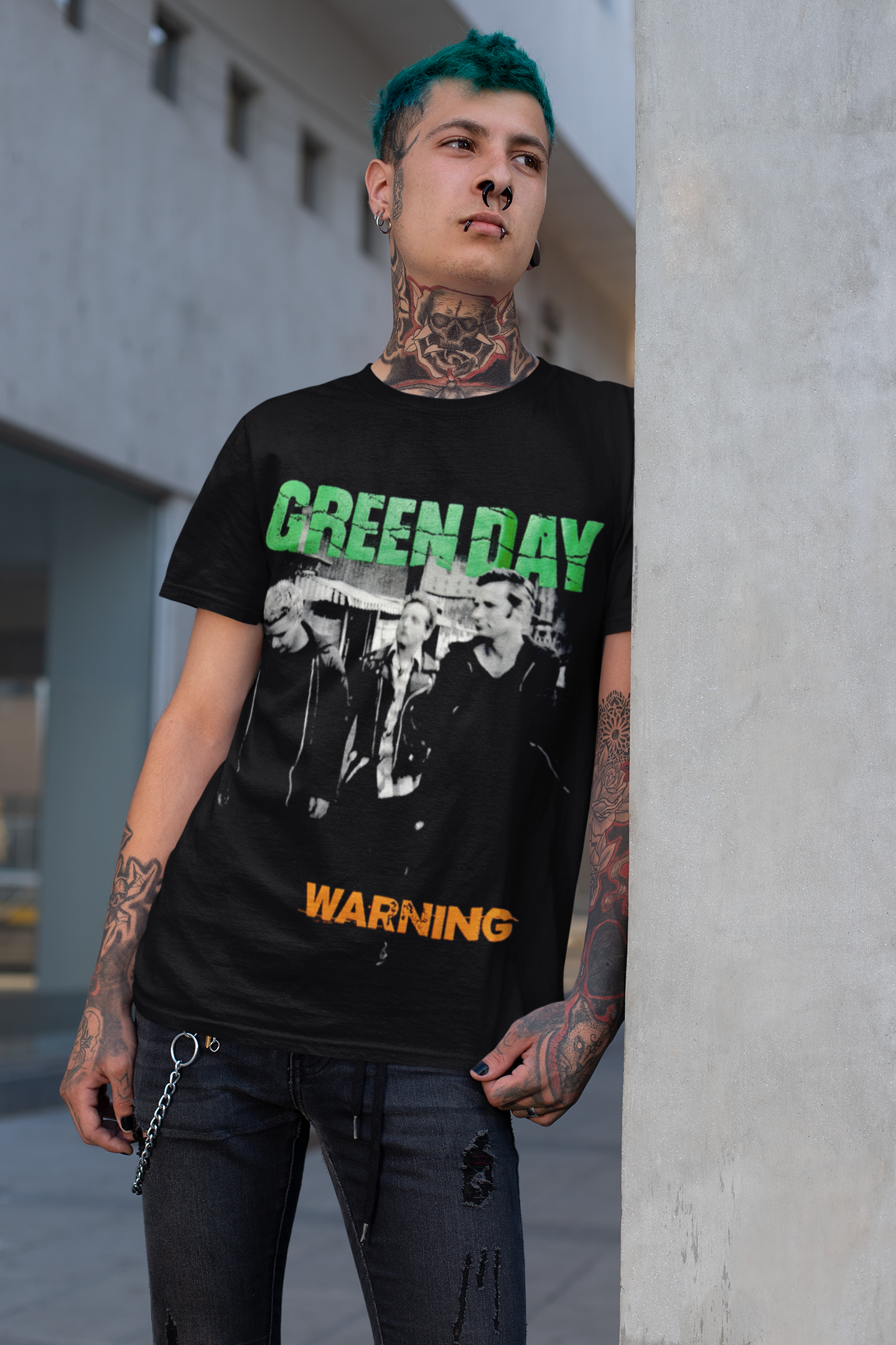 Polera Warning Green Day