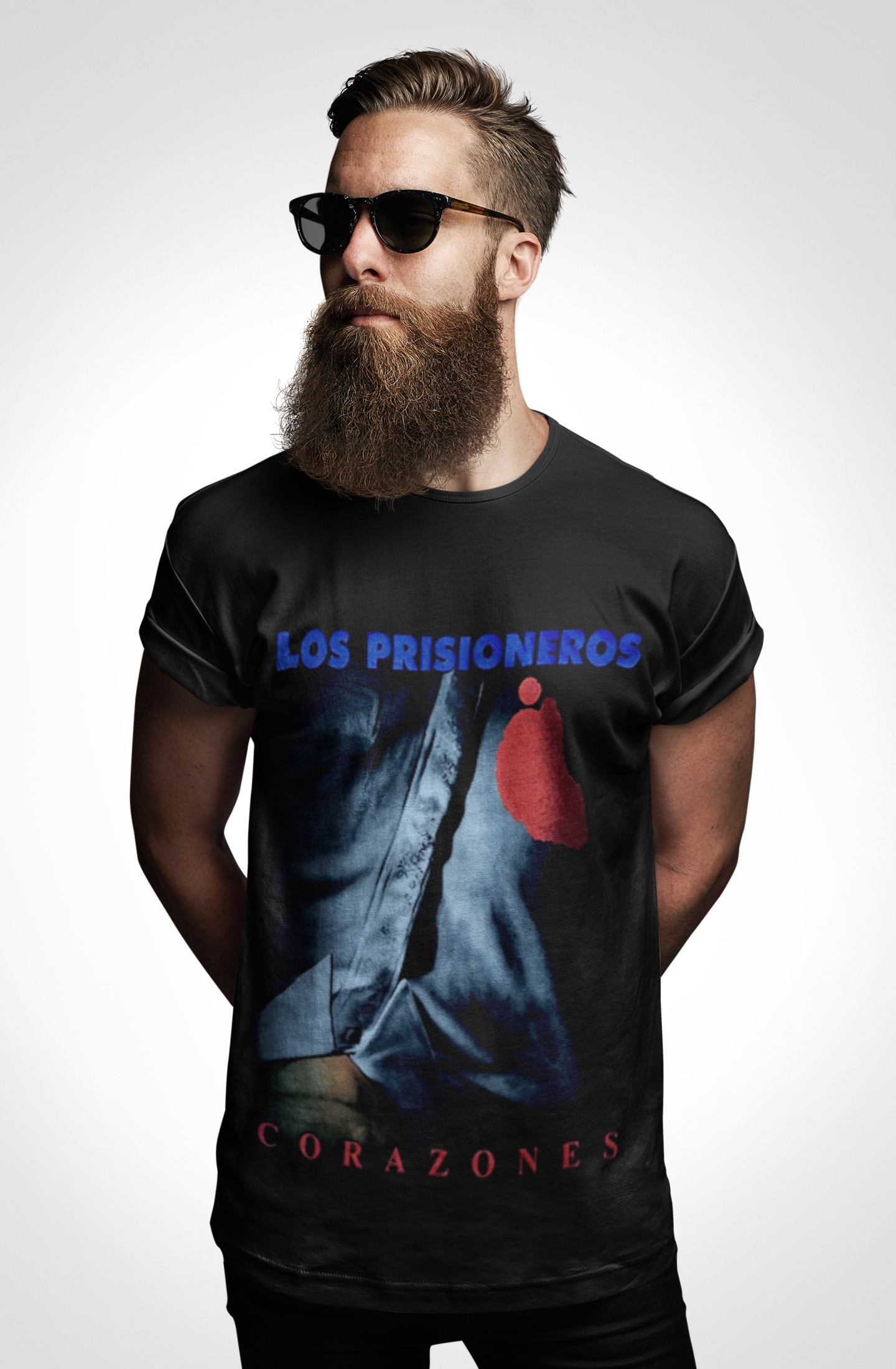 Polera de Los Prisioneros Corazones