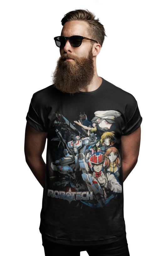 polera robotech personajes