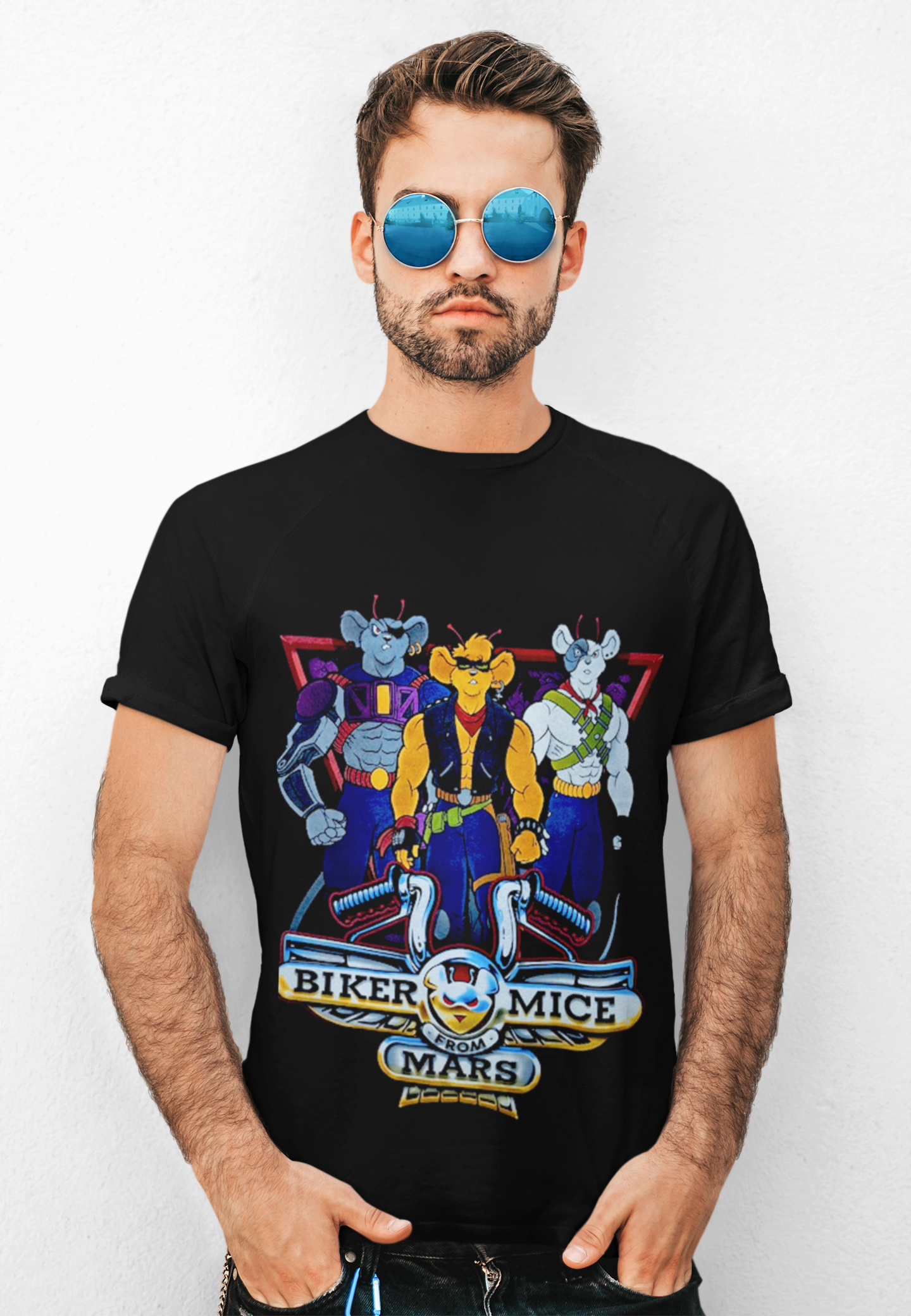 Polera de los Motorratones de Marte