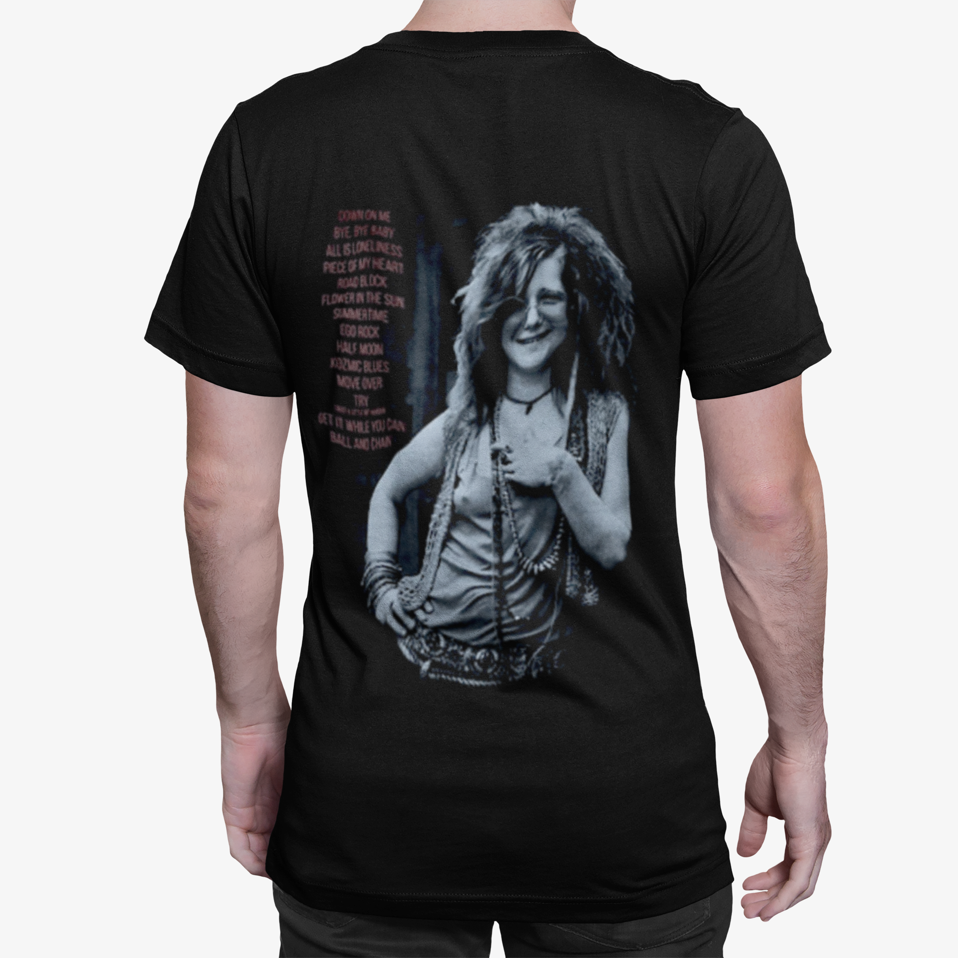Polera Janis Joplin in concert