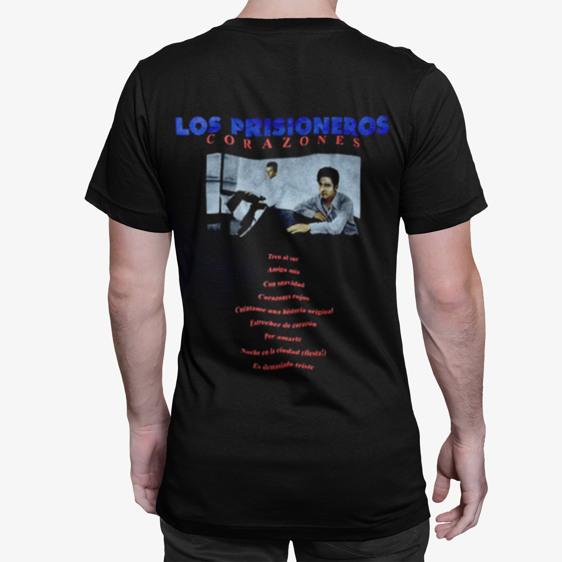 Polera de Los Prisioneros Corazones