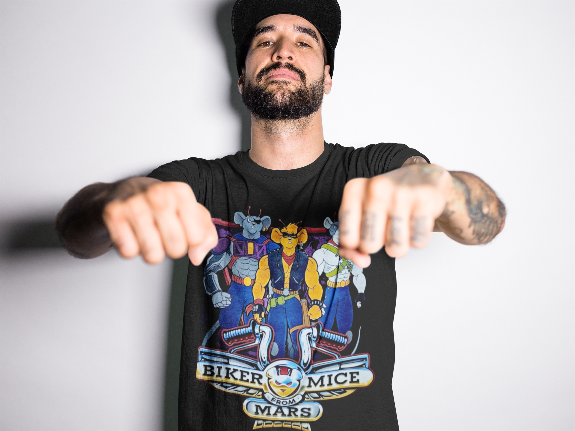 Polera de los Motorratones de Marte