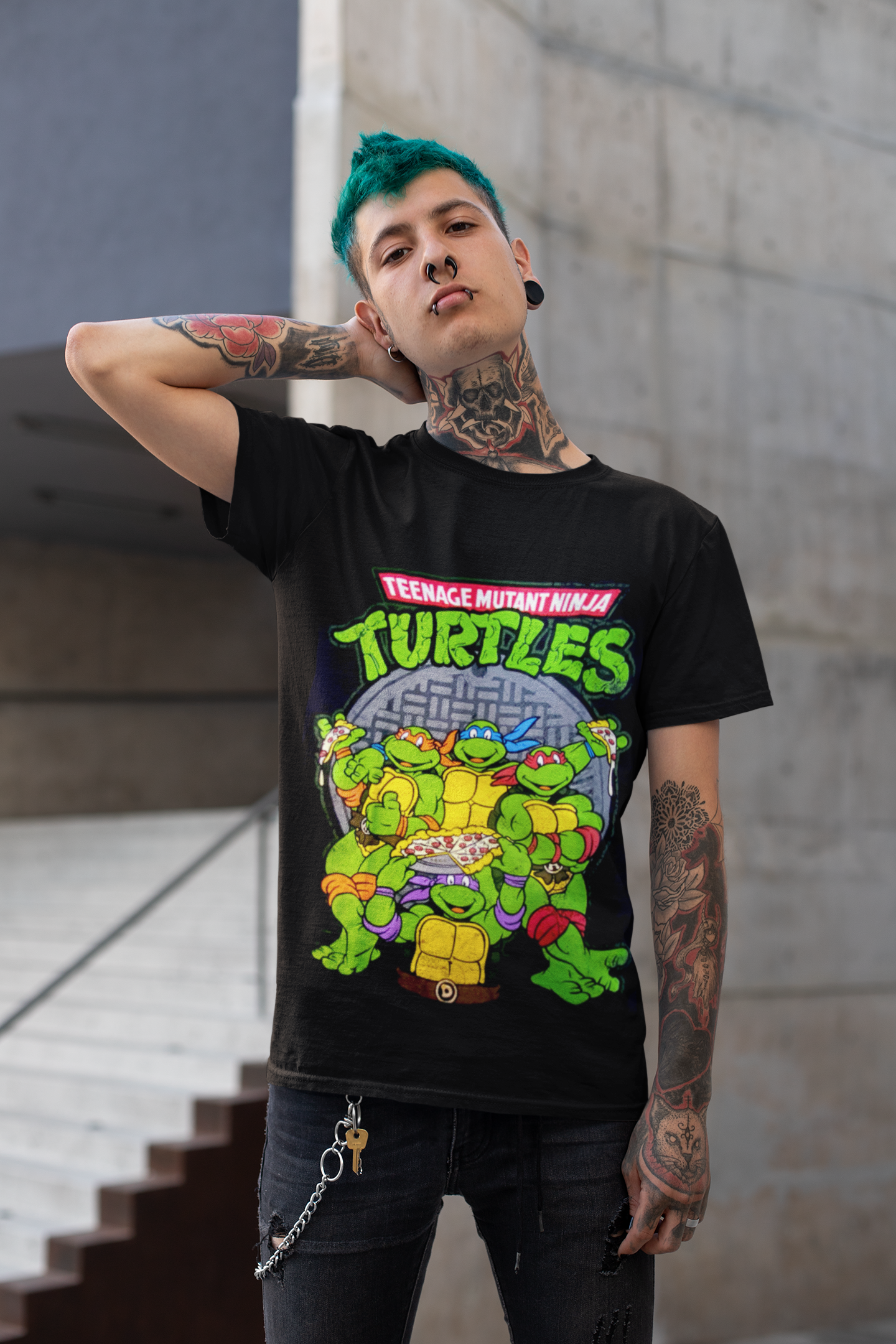 polera tortugas ninja