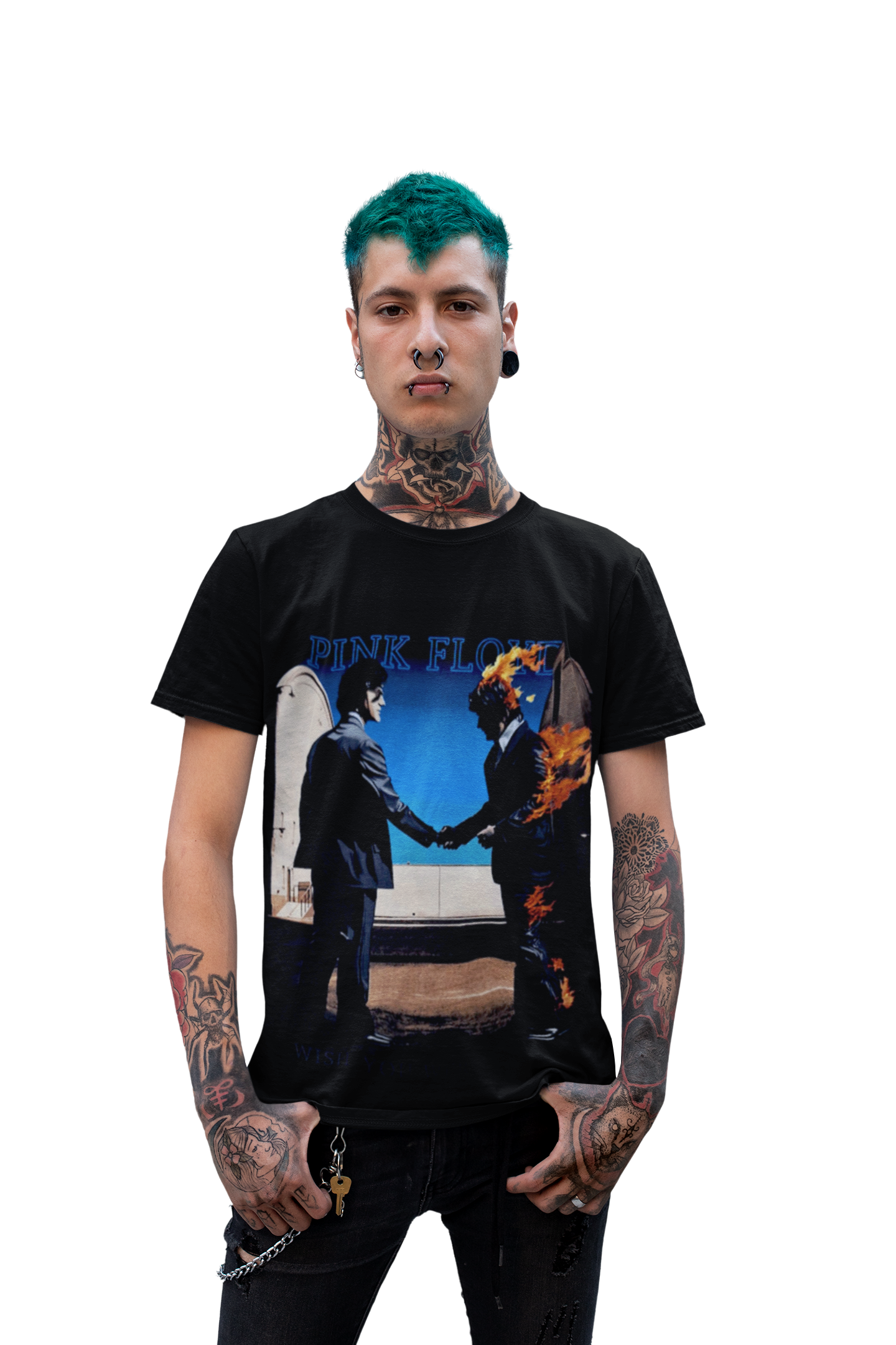 Polera pink floyd wish you were here