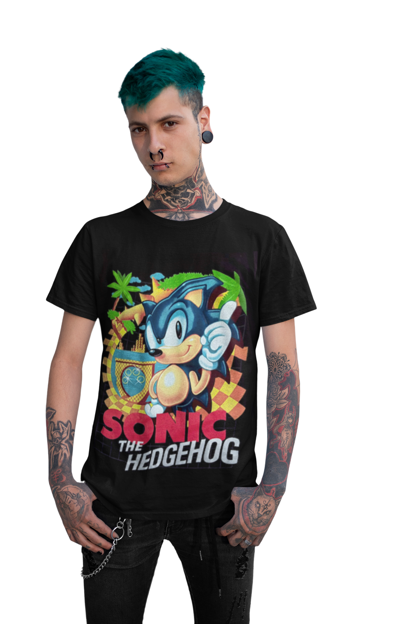 Polera Sonic the hedgehog
