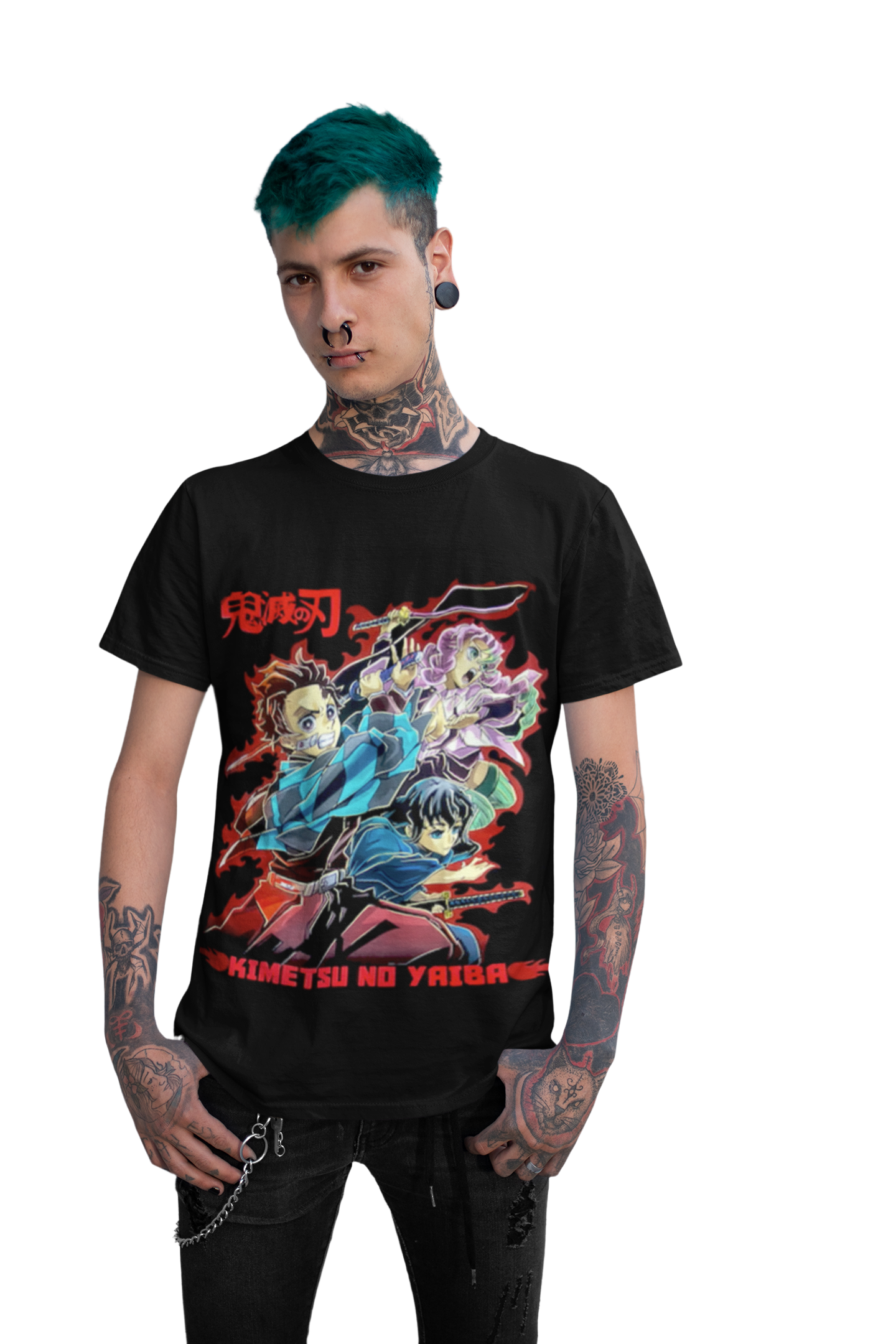 polera kimetsu no yaiba tanjiro, tokito y mitsuri