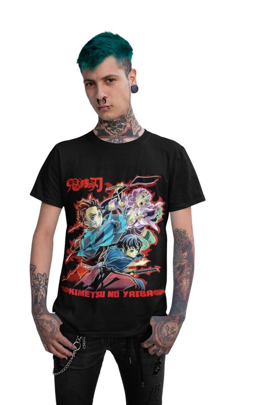 polera kimetsu no yaiba tanjiro, tokito y mitsuri