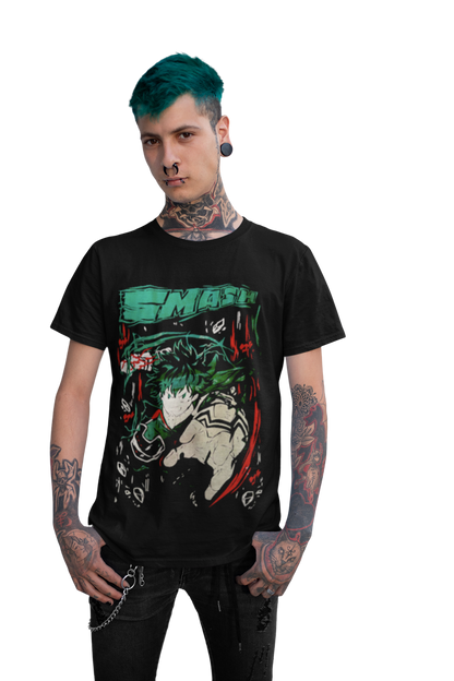 Polera Deku Smash My Hero - amplitudmodulada