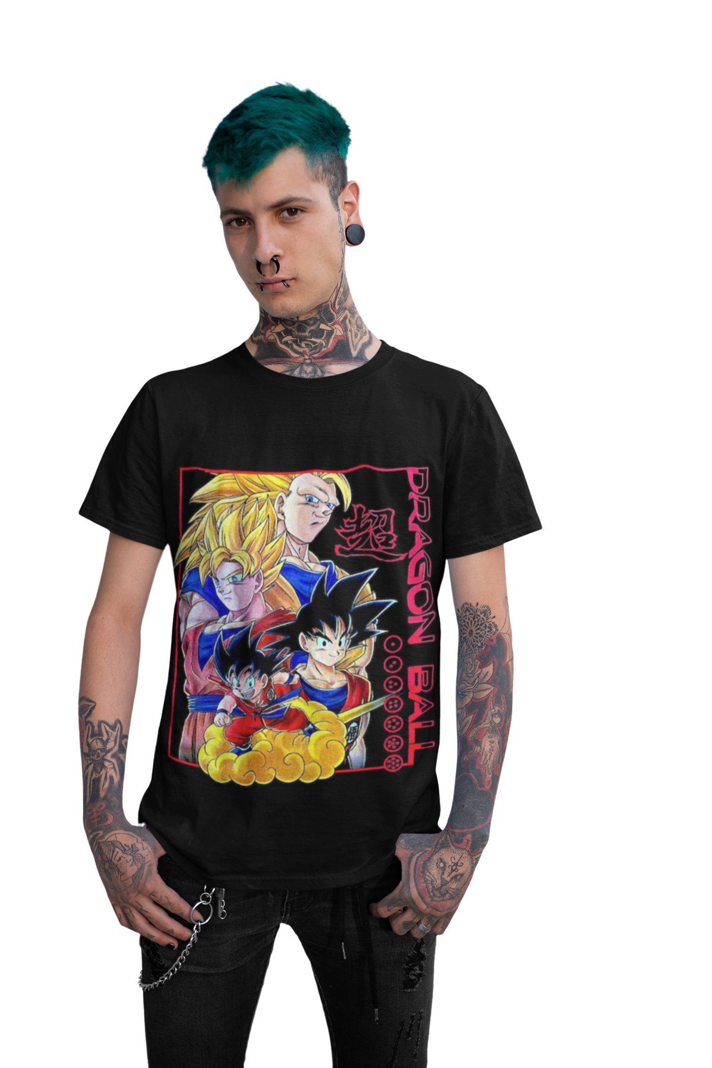 Polera Goku Fases