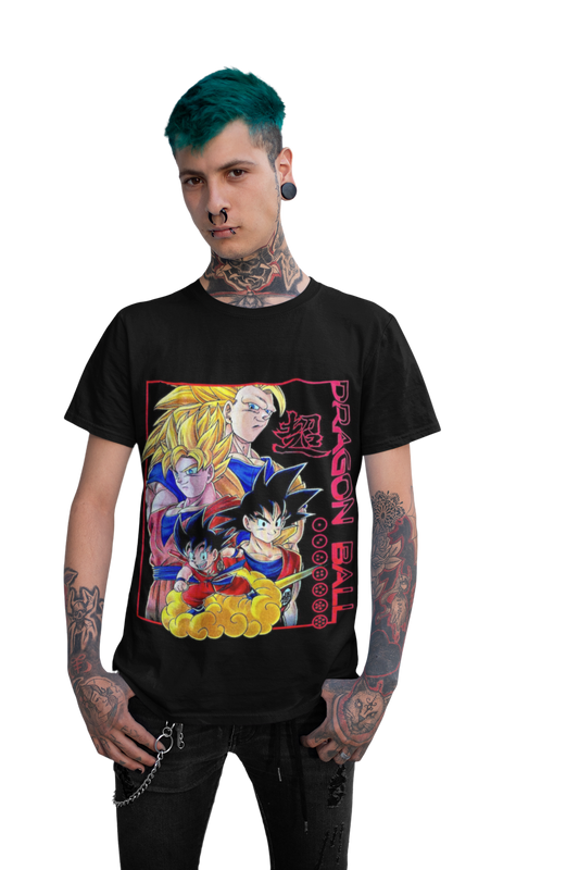 Polera Goku Fases
