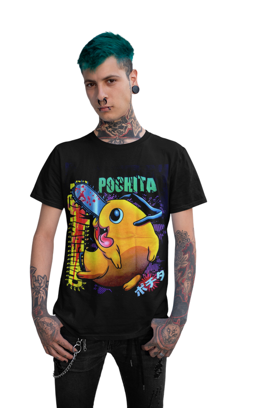 Polera de Pochita chainsaw man