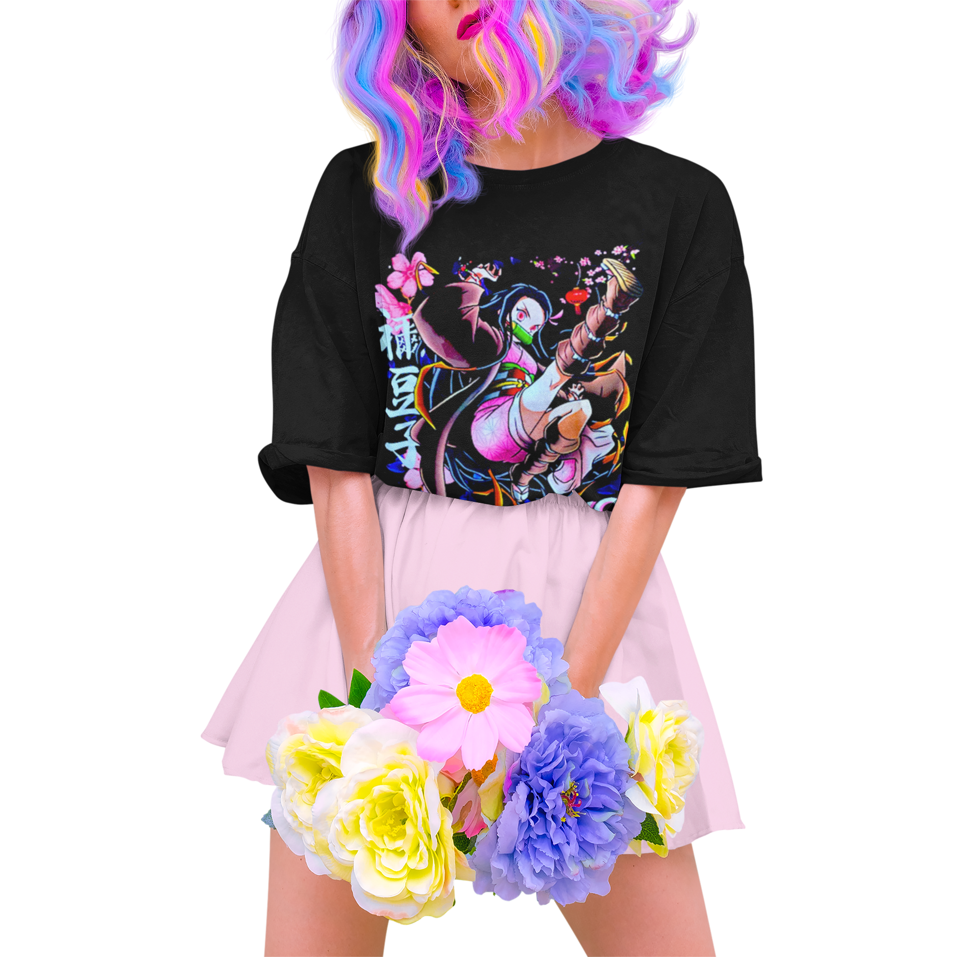 Polera Nezuko,Kanao y Mitsuri