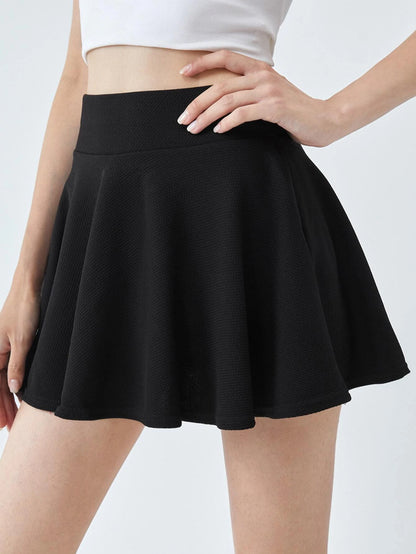 falda skater negra